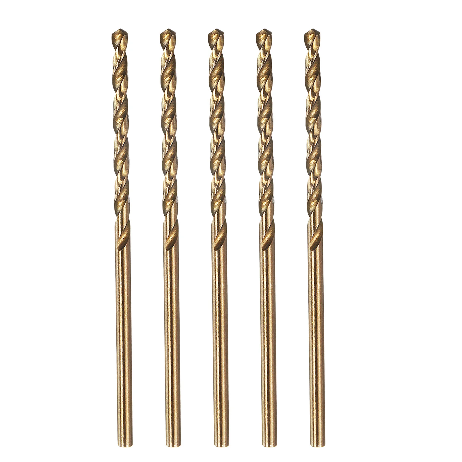 5pcs Drill Bit - #48 4341 HSS Gold Woodworking Handicraft