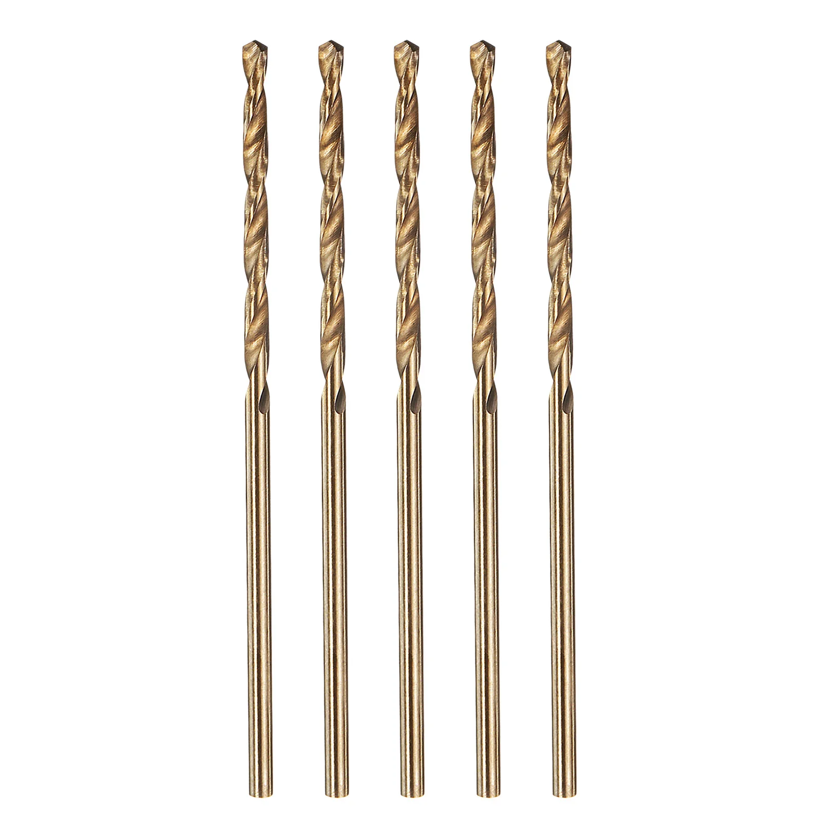 5pcs Drill Bit - #49 4341 HSS Gold Woodworking Handicraft