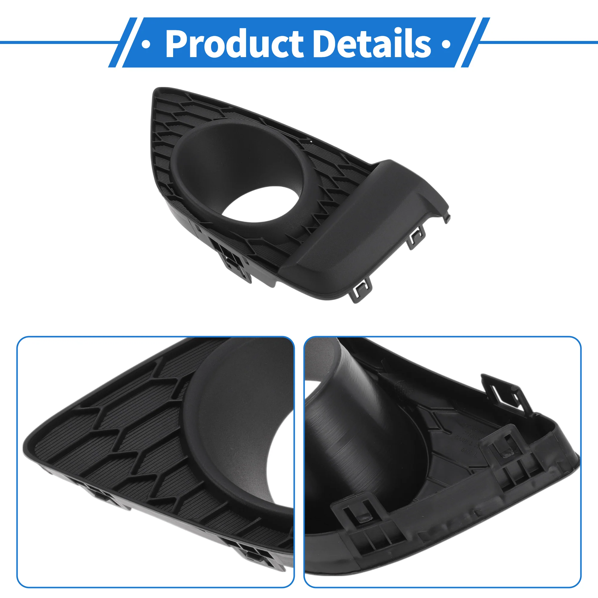 Front Left Fog Light Grill No.71108T5RA10 for Honda Fit 2015-2017 - Image 4