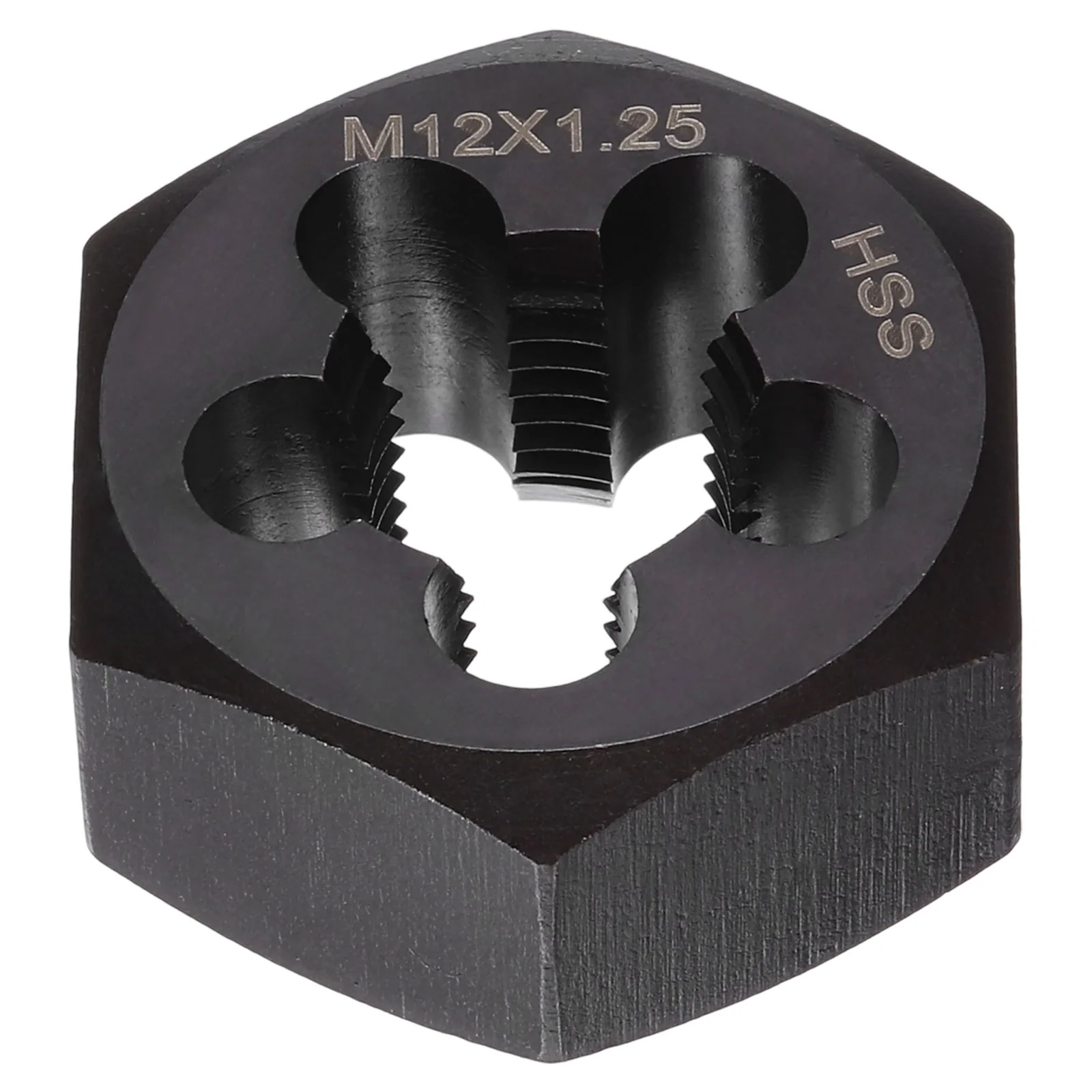 HSS M12 x 1.25 Metric Machine Thread Hex Die Right Hand High Speed Steel