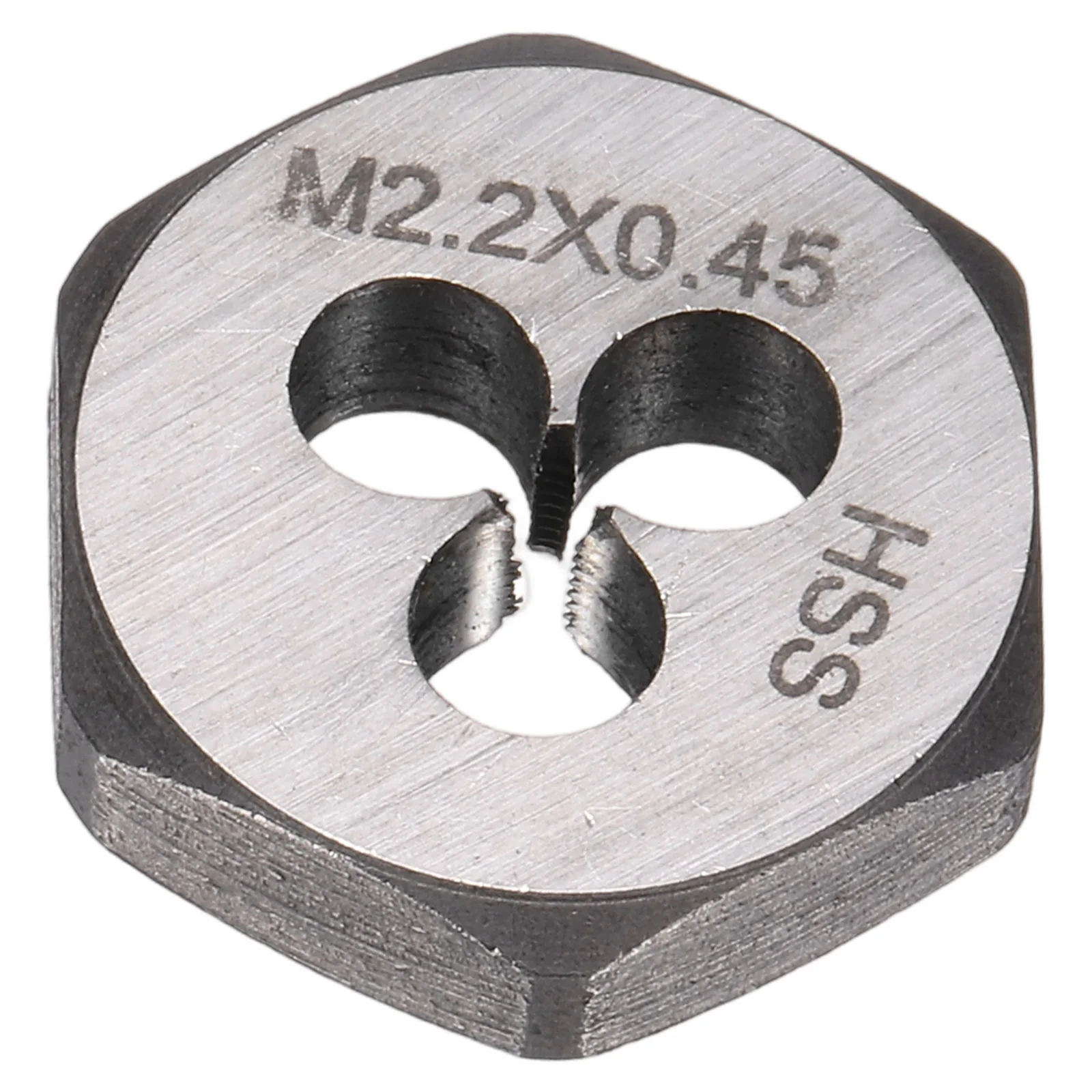 HSS M2.2 x 0.45 Metric Machine Thread Hex Die Right Hand High Speed Steel