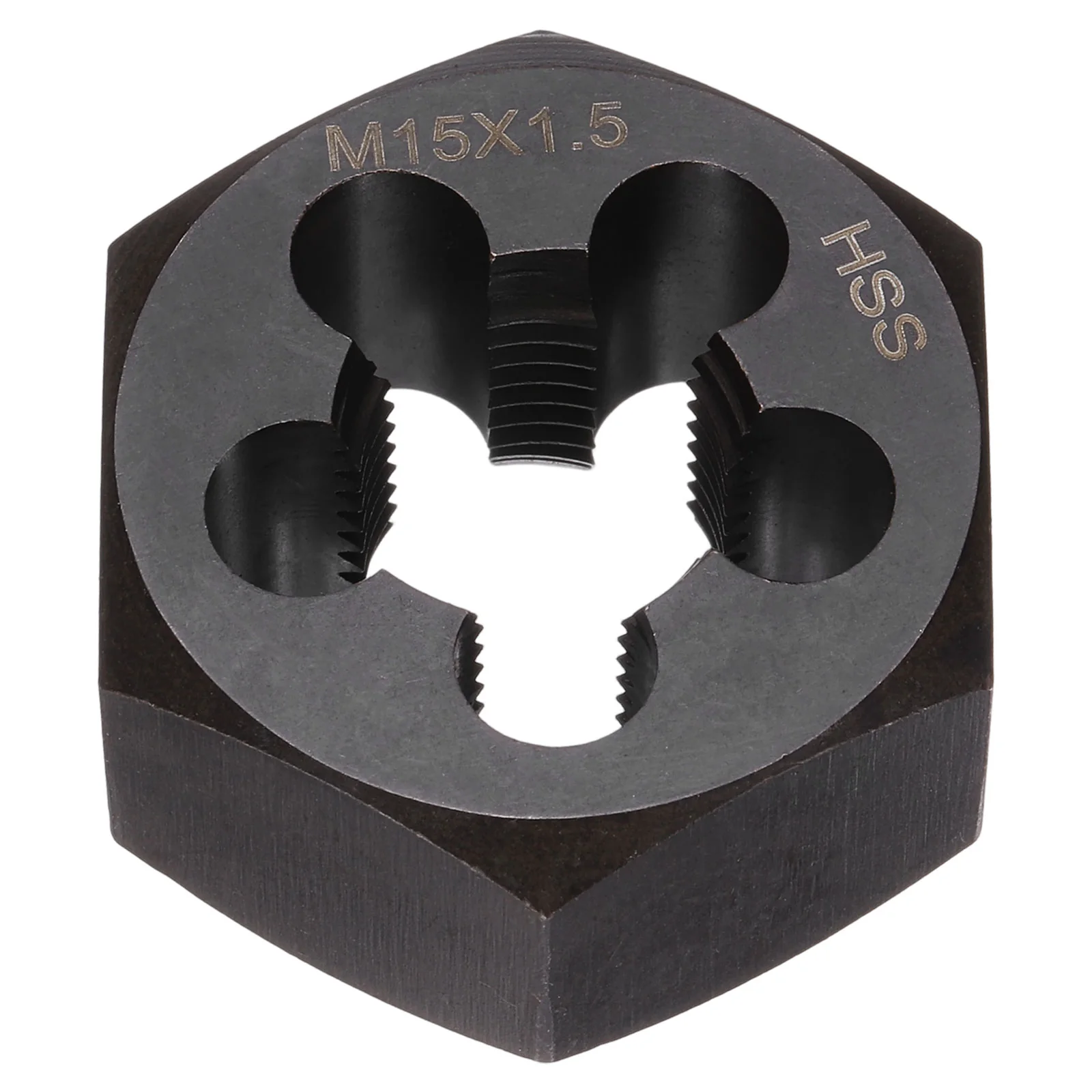 HSS M15 x 1.5 Metric Machine Thread Hex Die Right Hand High Speed Steel