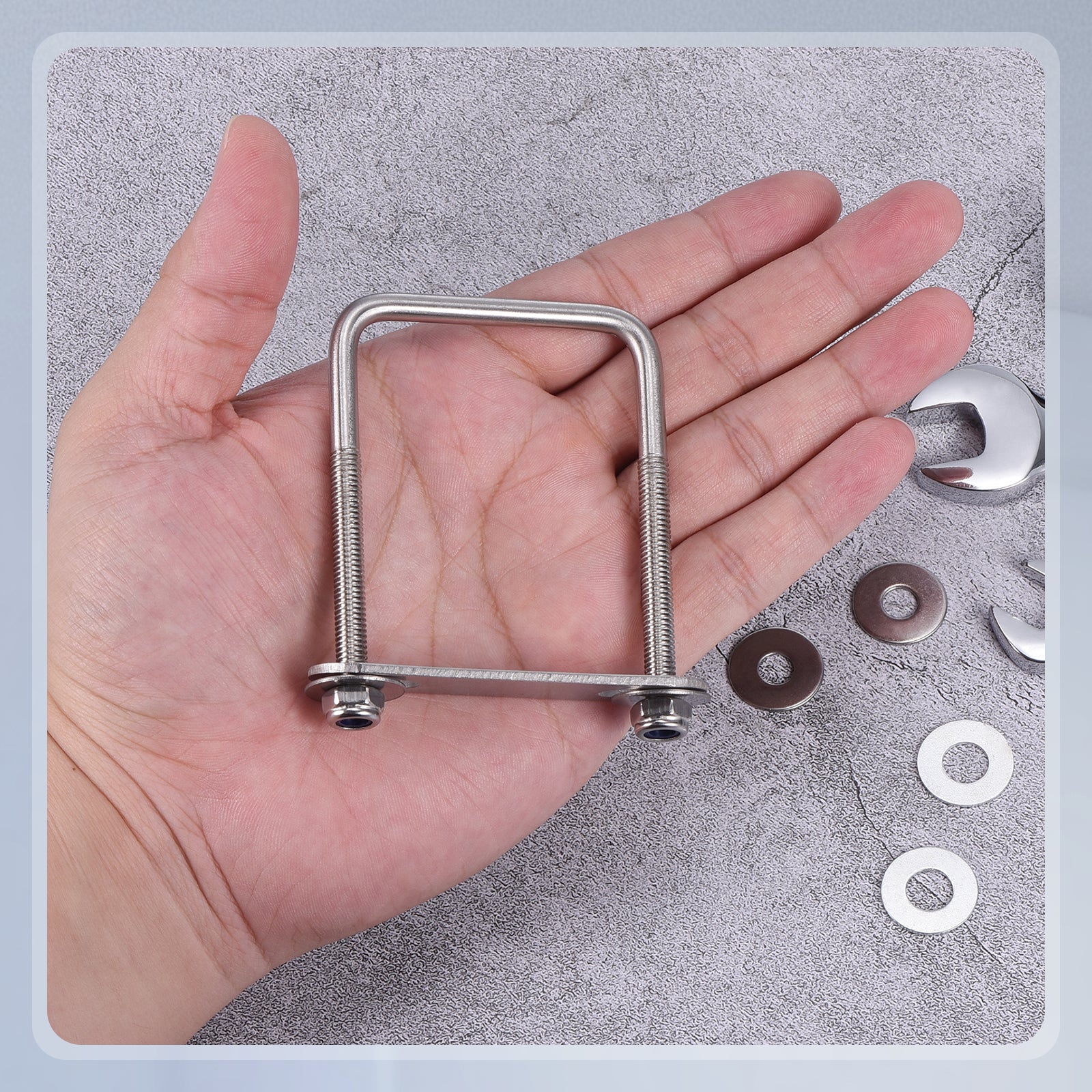 U Bolts with Frame Plates, Nuts, and Washers - Image 47