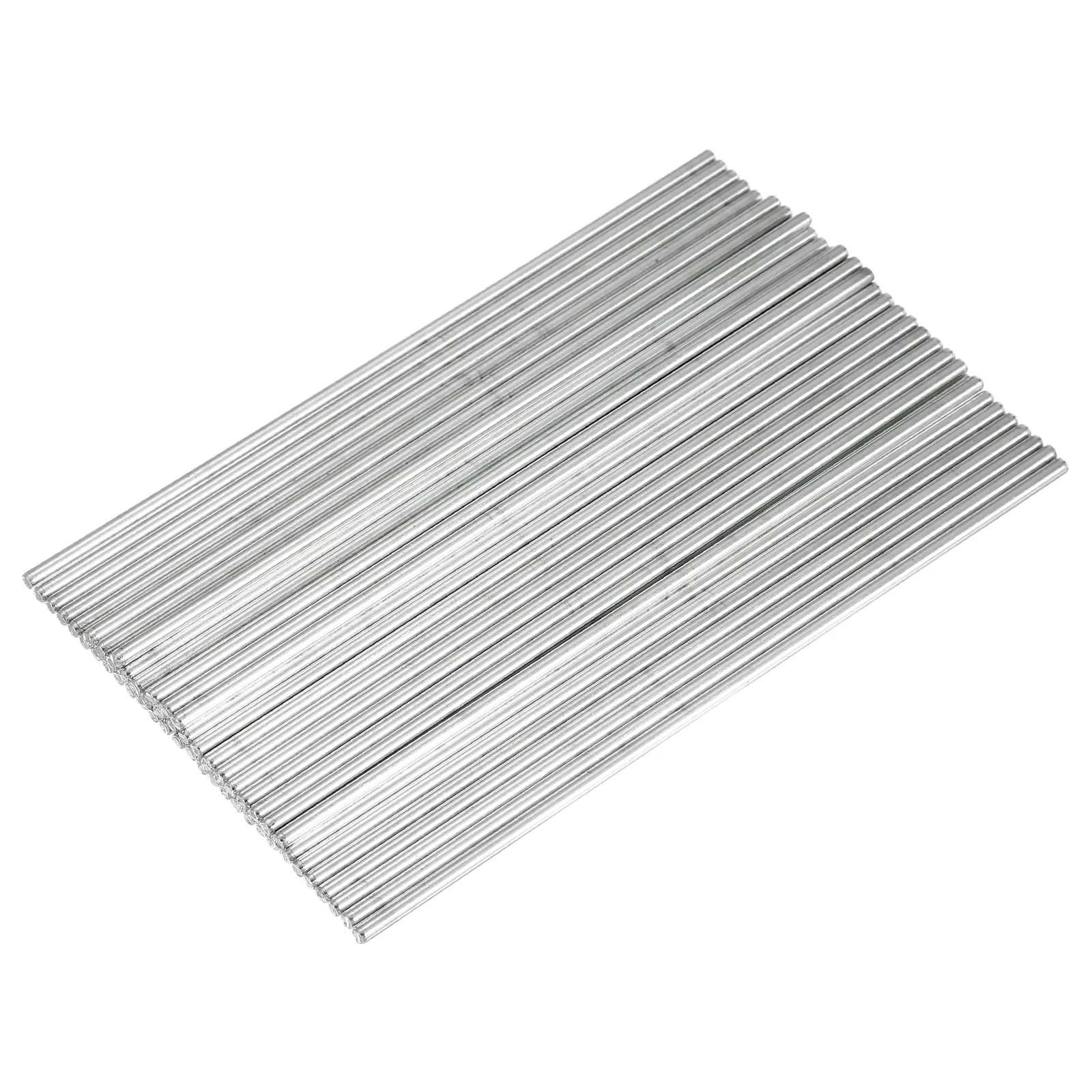 50pcs 3mmx150mm Toys Shaft Round Rod Axles Drive Shaft Iron Shaft, Silver
