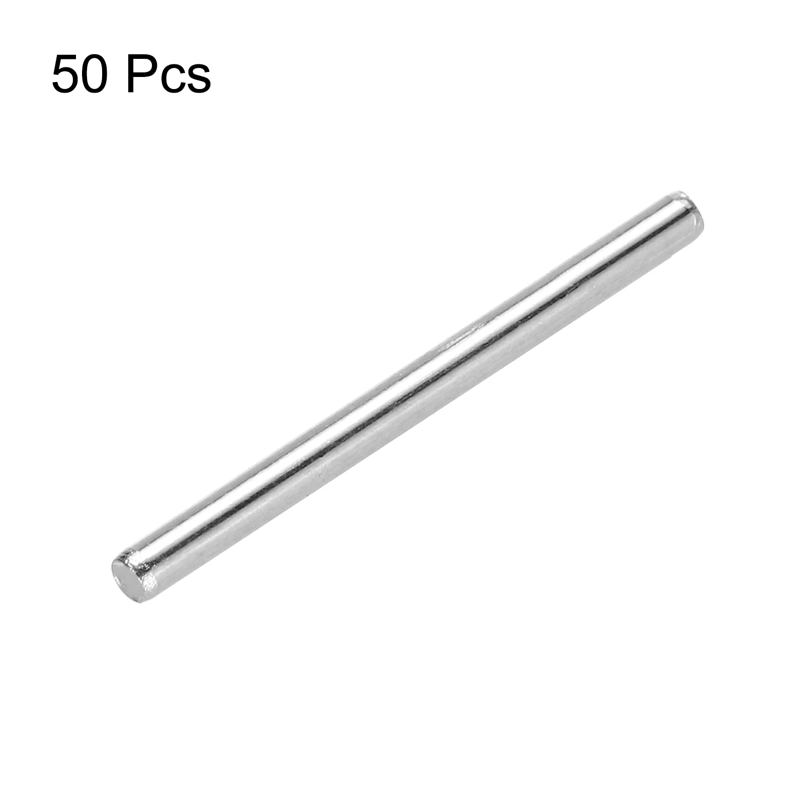 50pcs 2.5mmx30mm Toys Shaft Round Rod Axles Drive Shaft Iron Shaft, Silver - Image 3