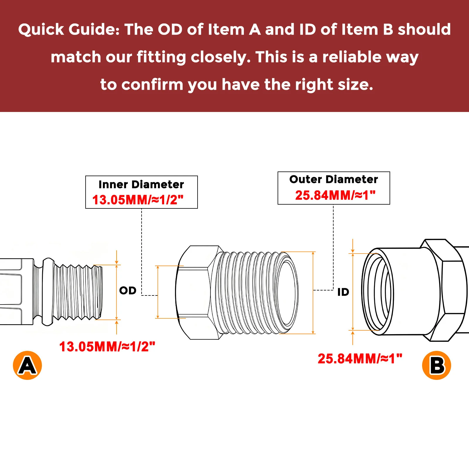 Packs of 3, 3/4"Male NPT to 1/4"FeMale NPT Stainless Steel Hose Adapters Bushing - Image 3