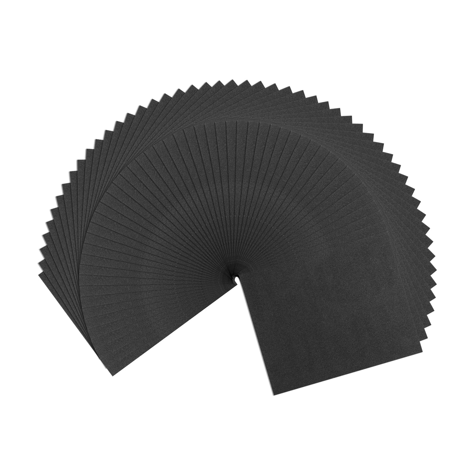 50 Pcs 80 Grit Dry SandPapers, 9 x 11 Inch Sand Papers