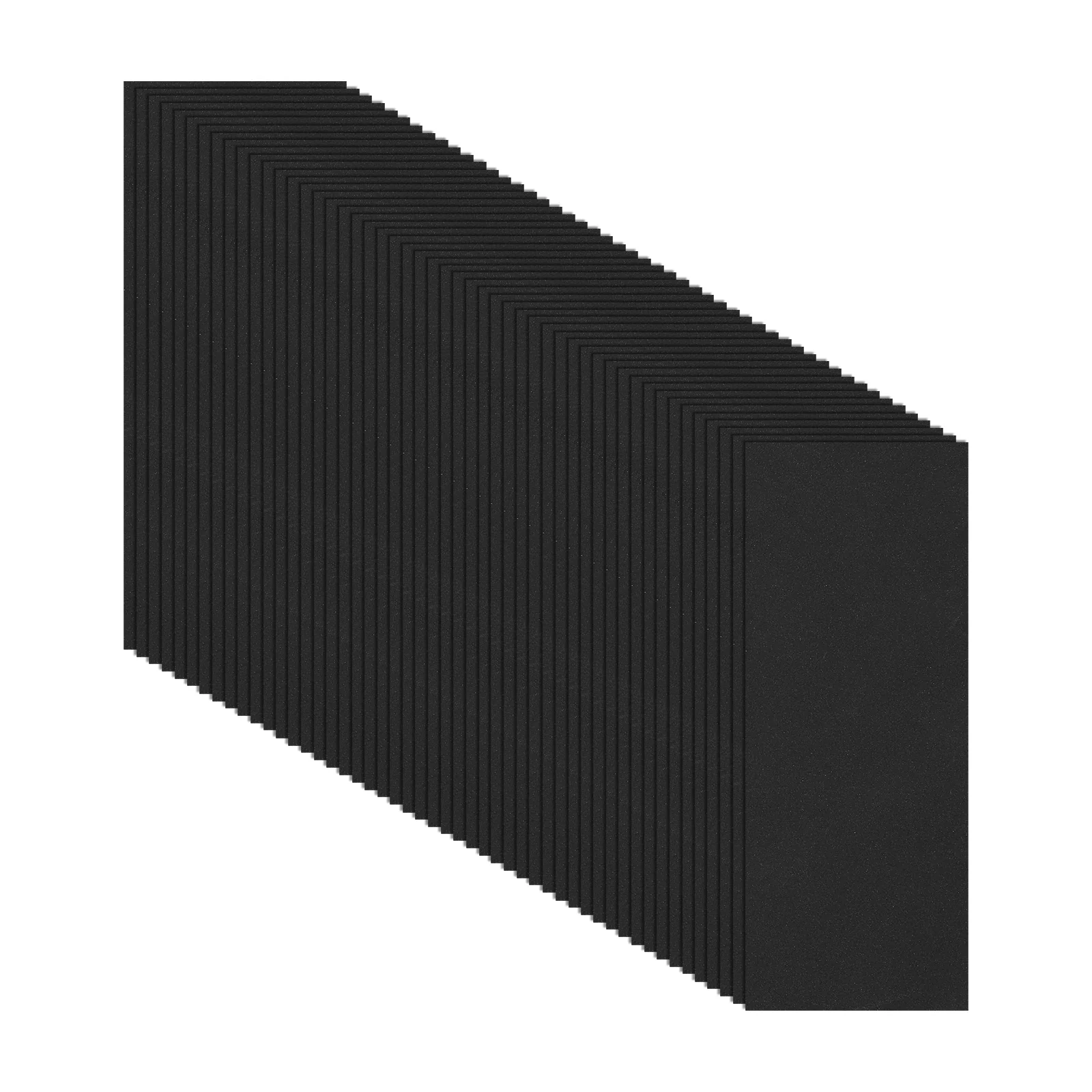 50 Pack 3.6" x 9" Sandpaper, 2500 Grit Sand Paper for Wood Furniture