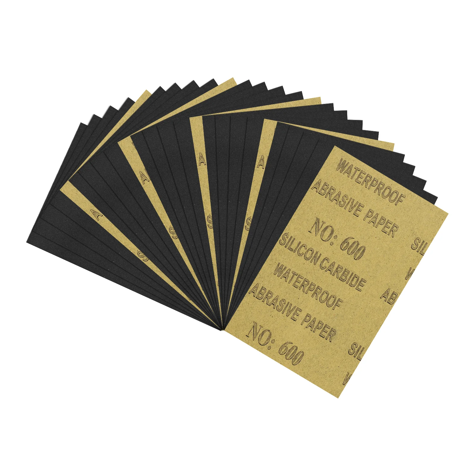 25pcs Sand Papers - [5.5 x 9 Inch x 600 Grits] Sandpaper Sheets