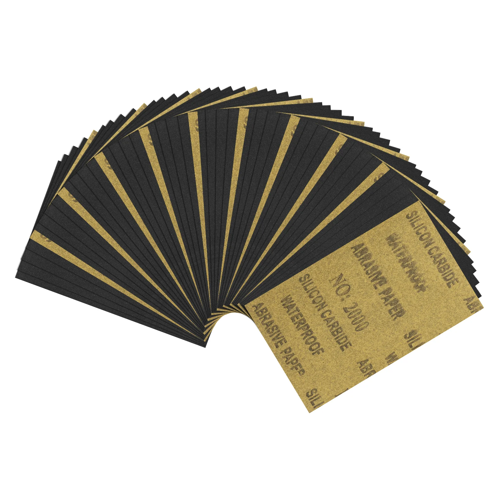 50pcs Sand Papers - [5.5 x 9 Inch x 2000 Grits] Sandpaper Sheets