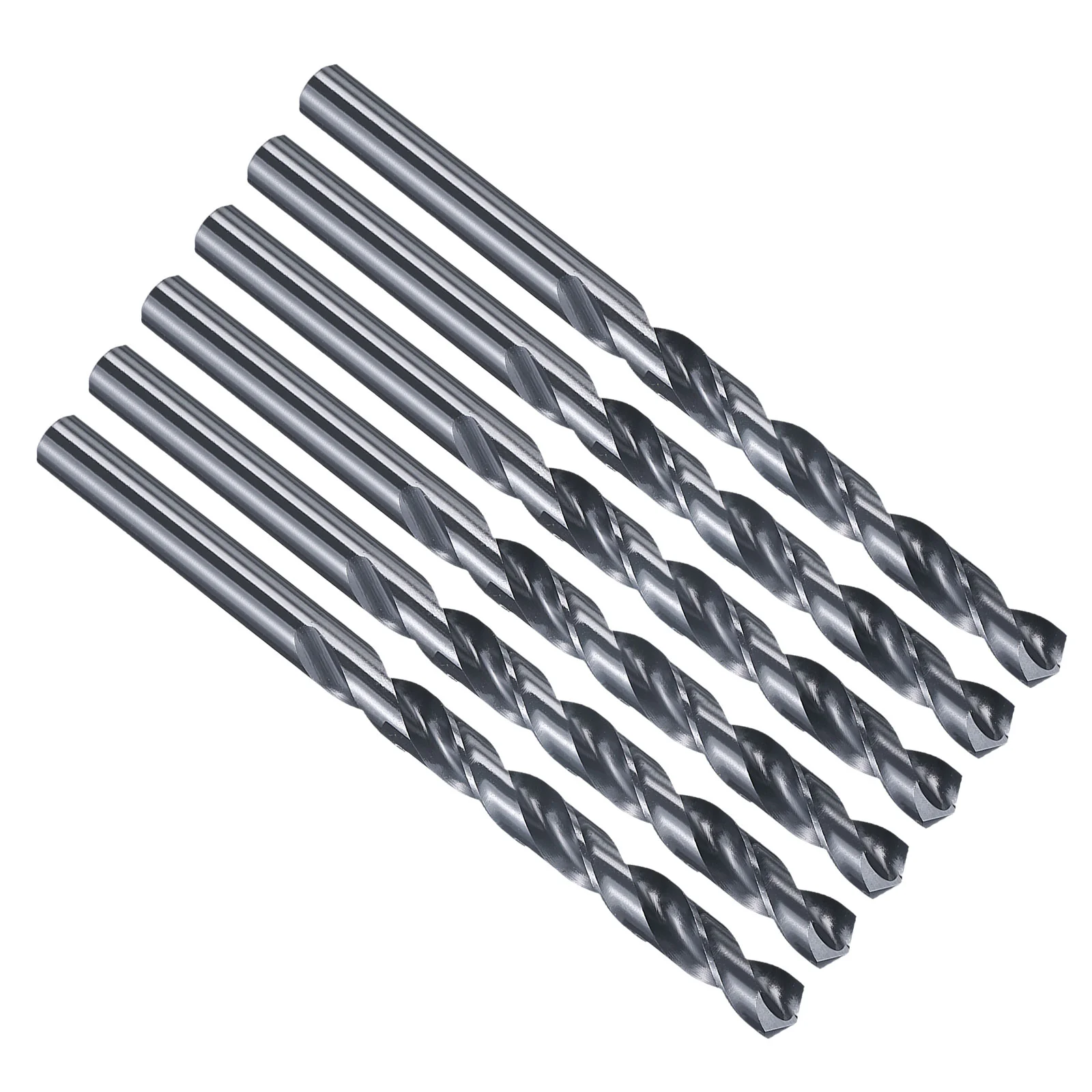 21/64" Drill Bit Straight Shank M35 Cobalt HSS Nitriding Black - 6 Pack