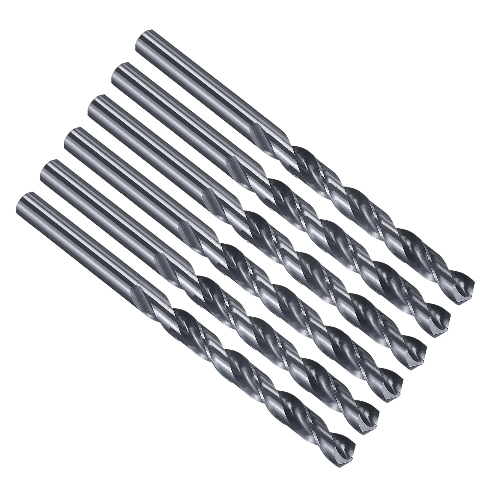 5/16" Drill Bit Straight Shank 135° M2 HSS Nitriding Black - 6 Pack