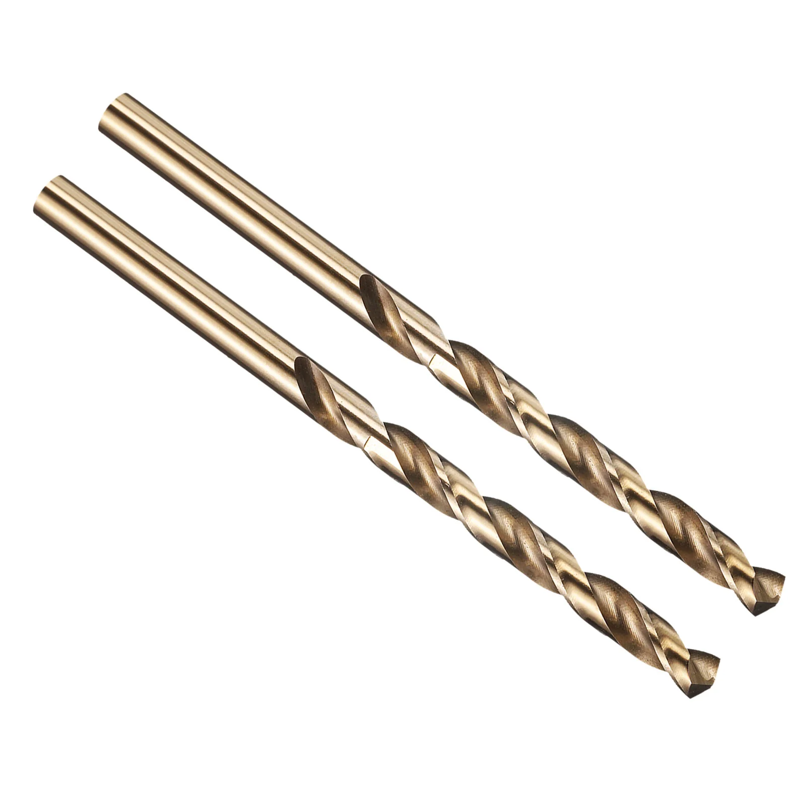 13/32" Drill Bit Straight Shank 135° M2 HSS Gold Finish - 2 Pack