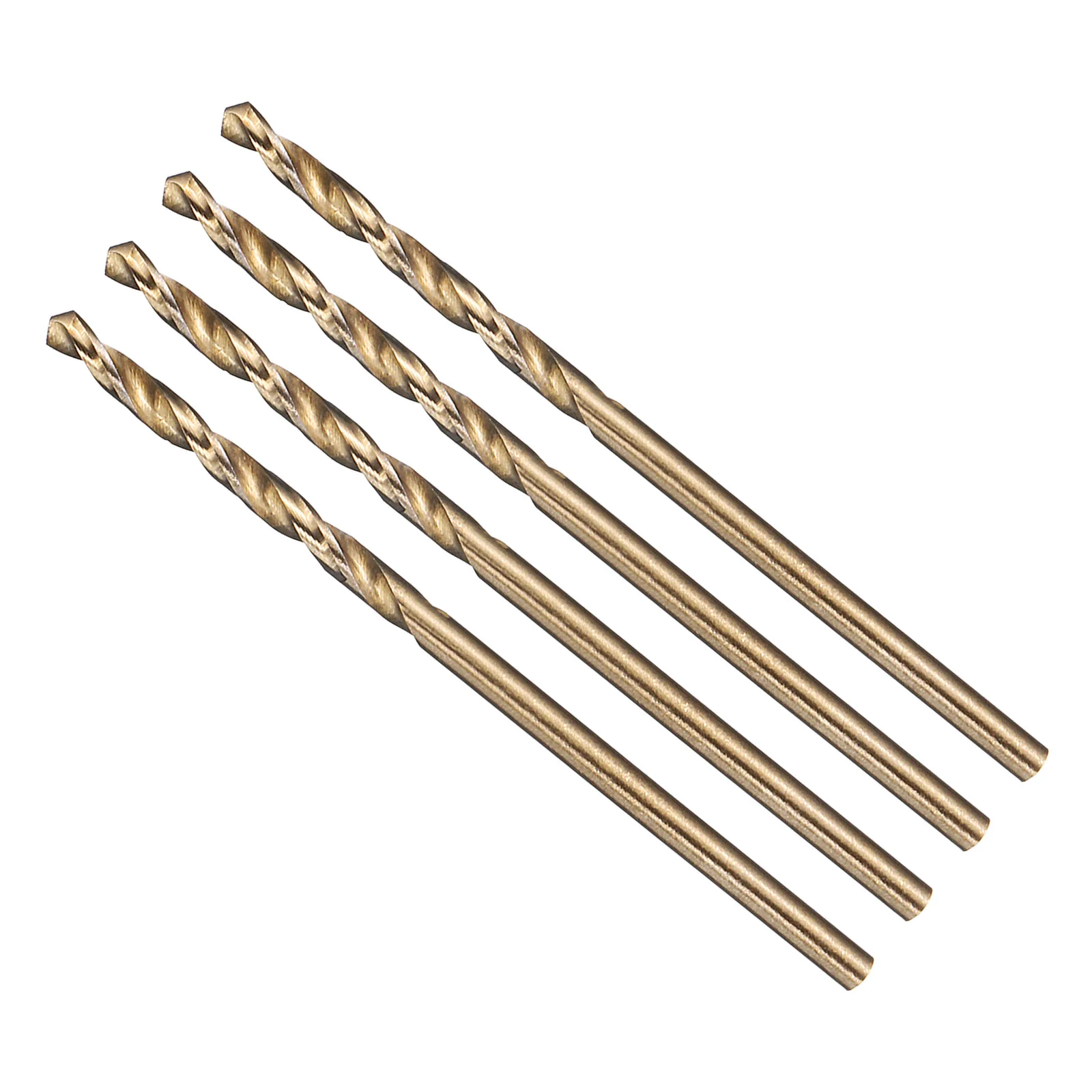 3/64" Drill Bit Straight Shank 4241 HSS Gold Finish, 4pcs