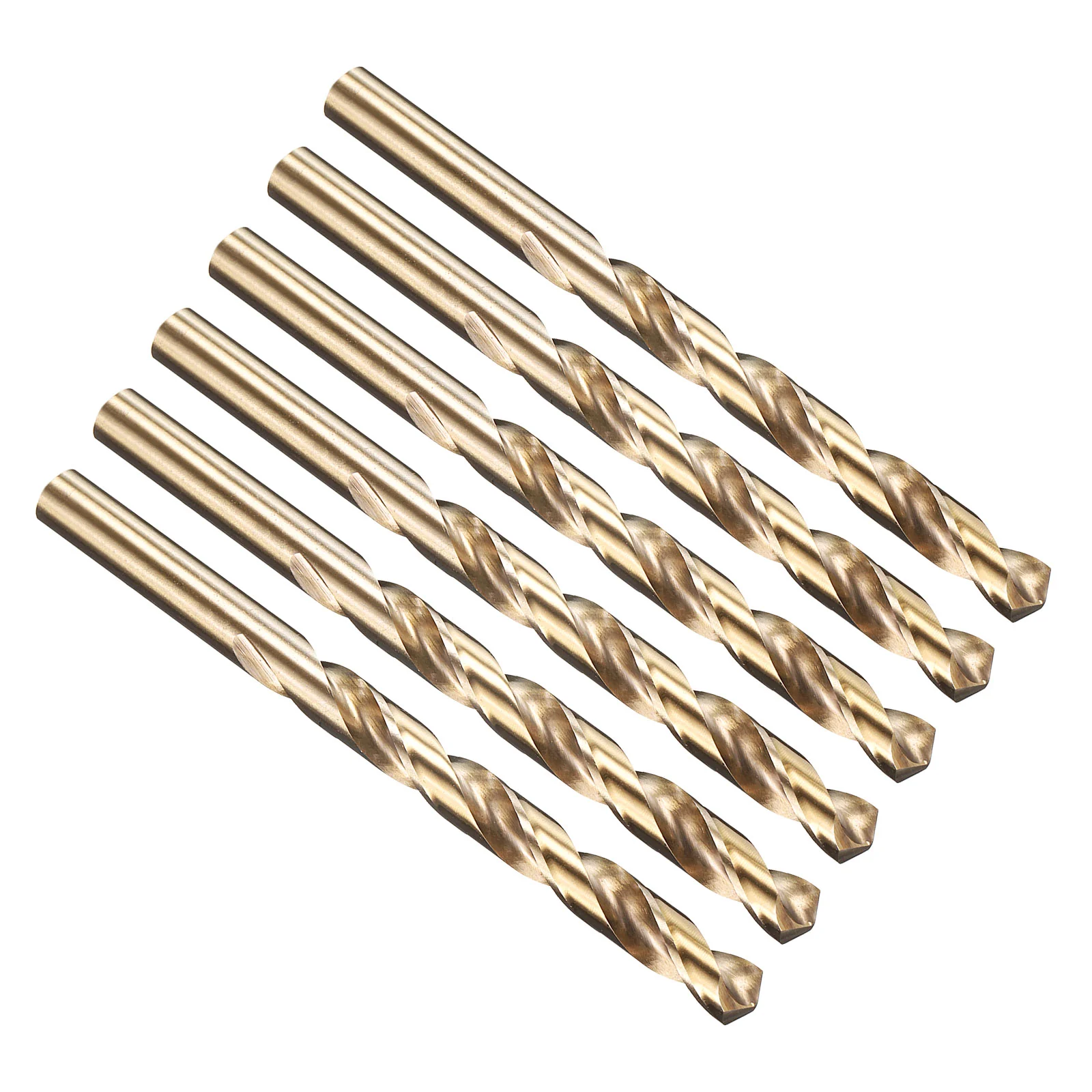 8.5mm Drill Bit Straight Shank M35 5% Cobalt HSS for Metal Steel - 6 Pack