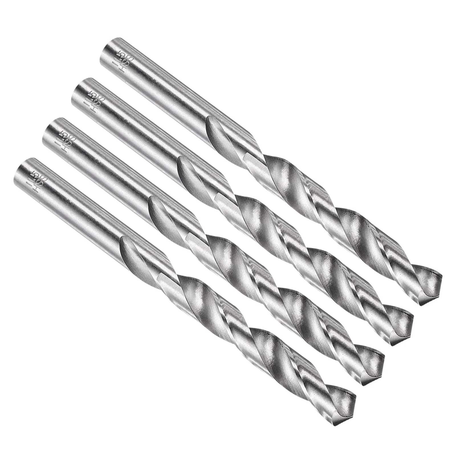 11.5mm Drill Bit Straight Shank 135° M2 HSS Uncoated Bright - 4 Pack