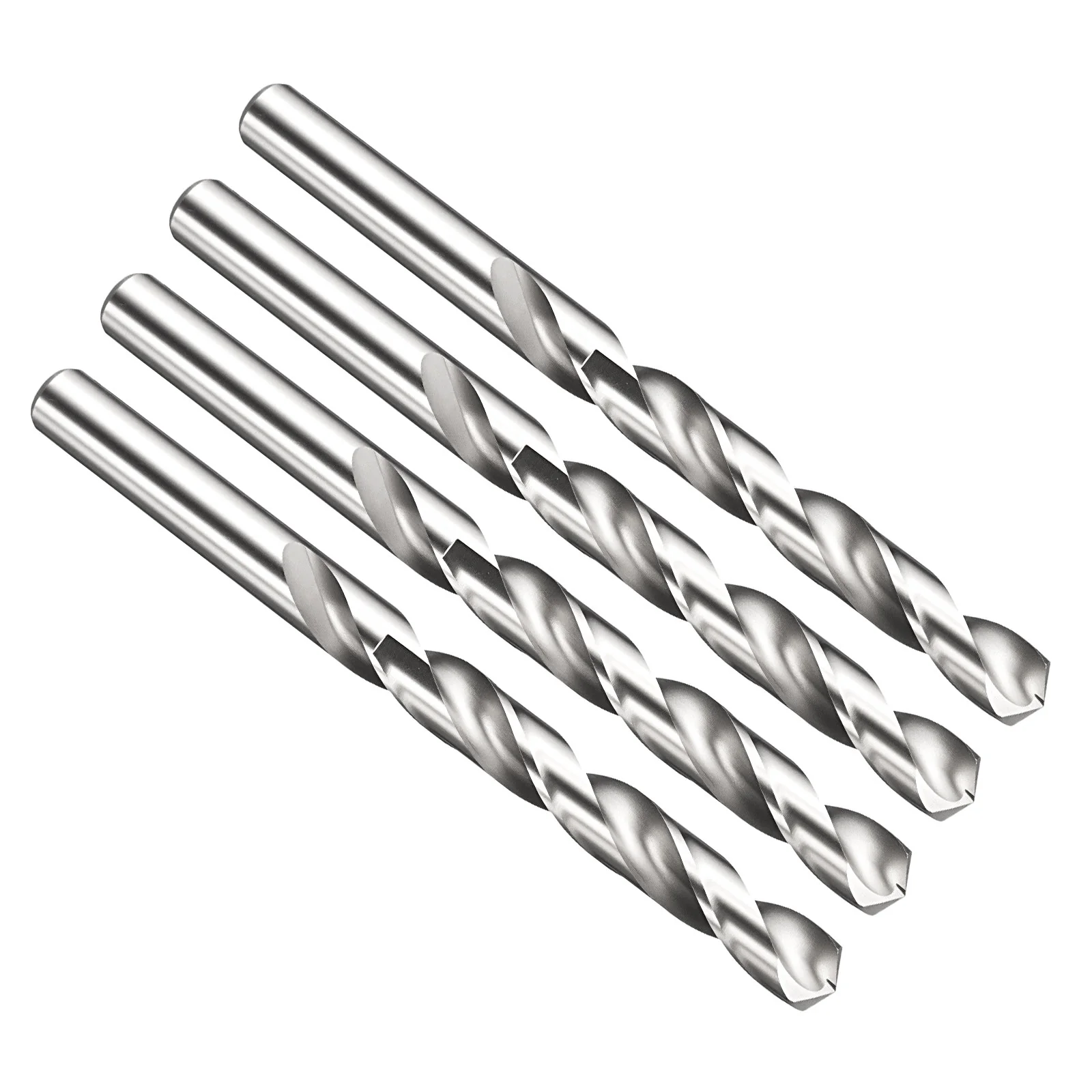 9.5mm Drill Bit Straight Shank 135° M2 HSS Uncoated Bright - 4 Pack