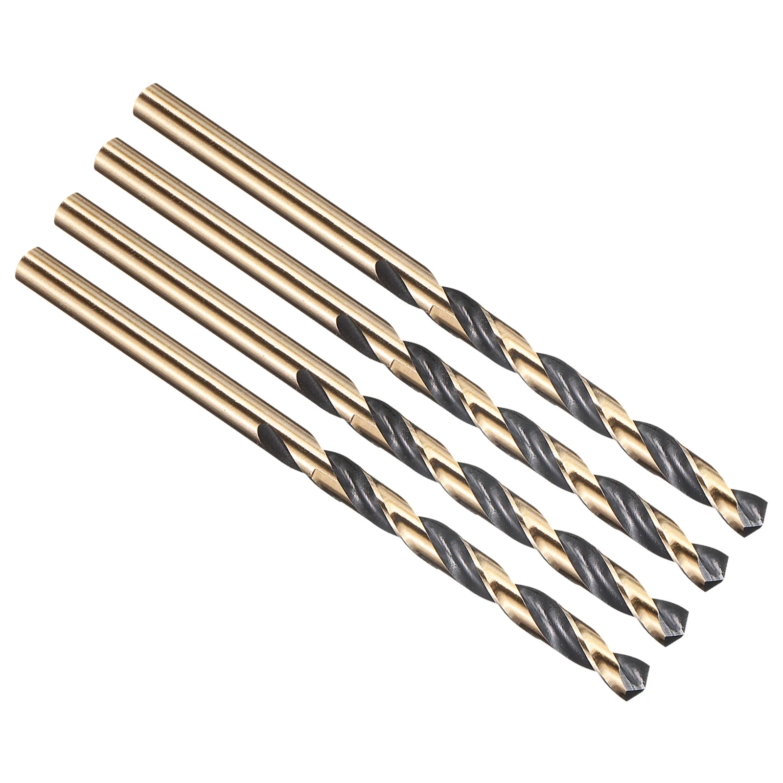 11/64" Drill Bit Straight Shank 135° M2 HSS - 4 Pack