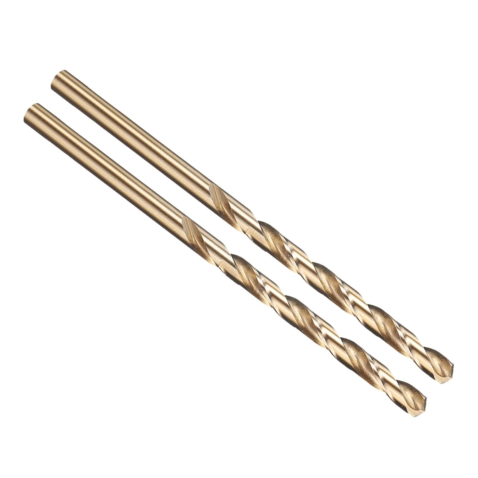 9/64" Drill Bit Straight Shank M35 5% Cobalt HSS for Metal Steel - 2 Pack