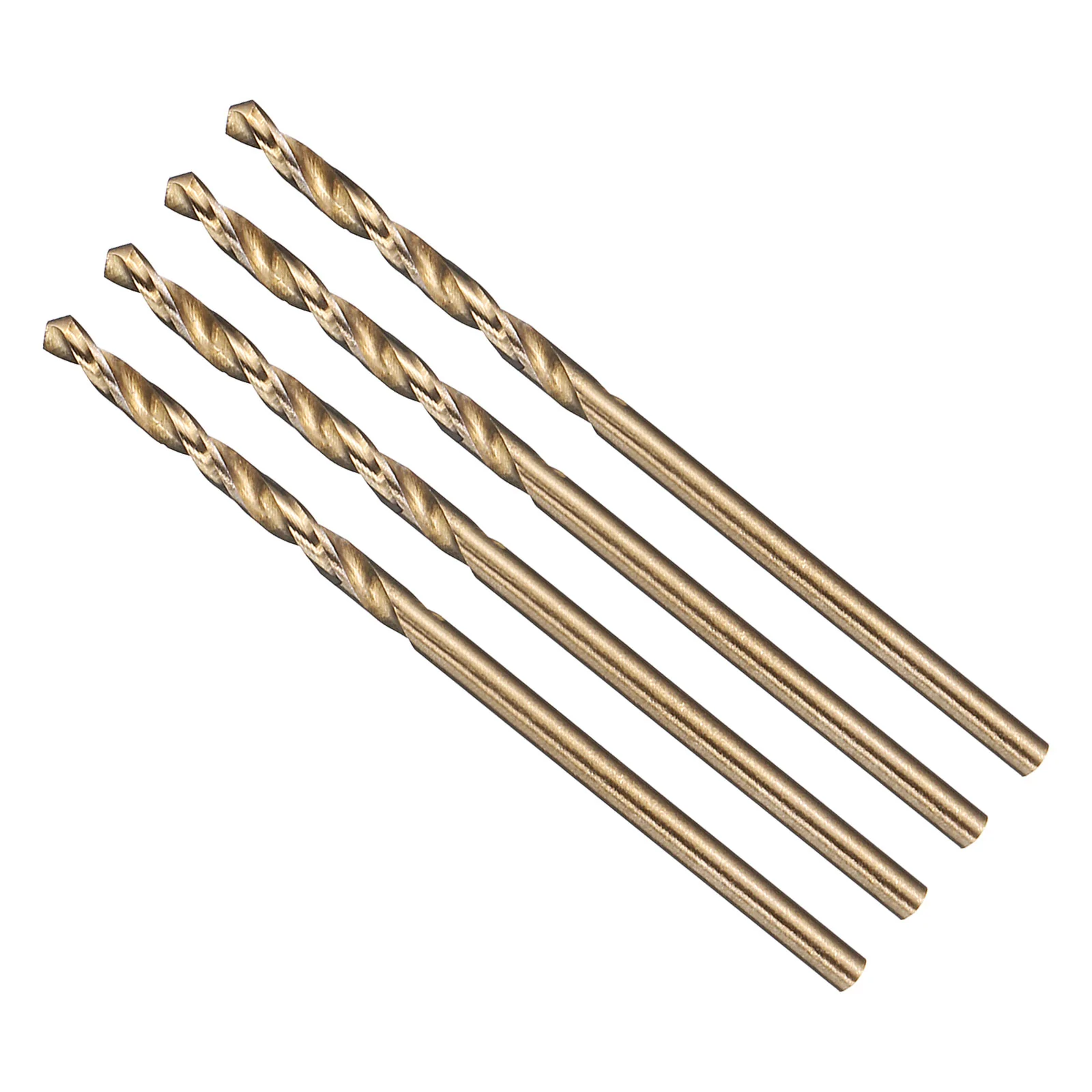 1/16" Drill Bit Straight Shank 4241 HSS Gold Finish, 4pcs
