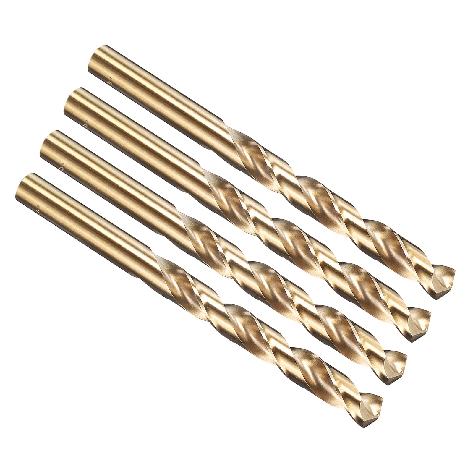 11.5mm Drill Bit Straight Shank M35 5% Cobalt HSS for Metal Steel - 4 Pack