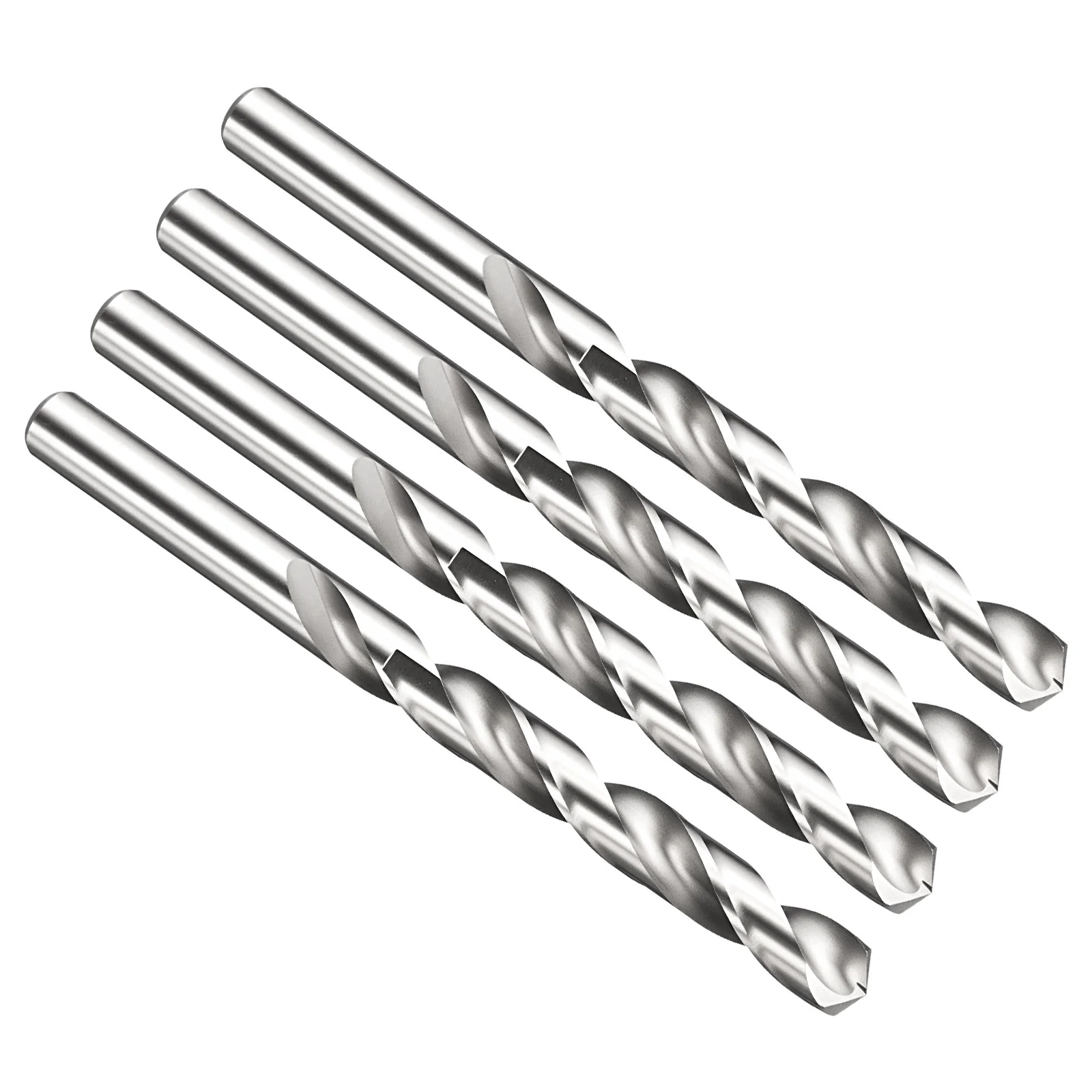 9mm Drill Bit Straight Shank 135° M2 HSS Uncoated Bright - 4 Pack