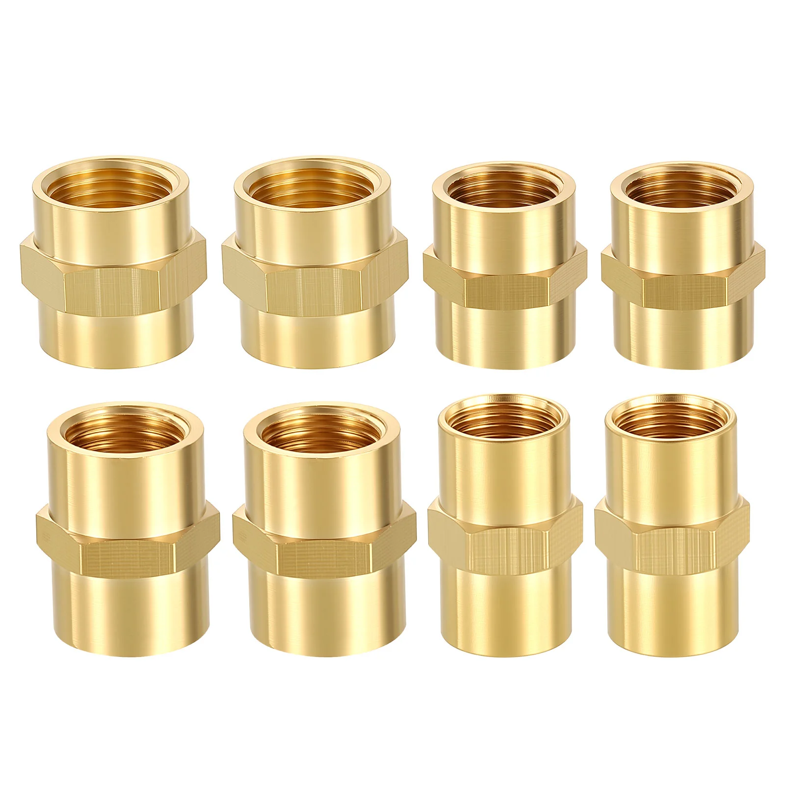FNPT to FNPT Set,Each of 2,1/4"x1/4",3/8"x3/8",1/2"x1/2",1/8"x 1/8" Coupling