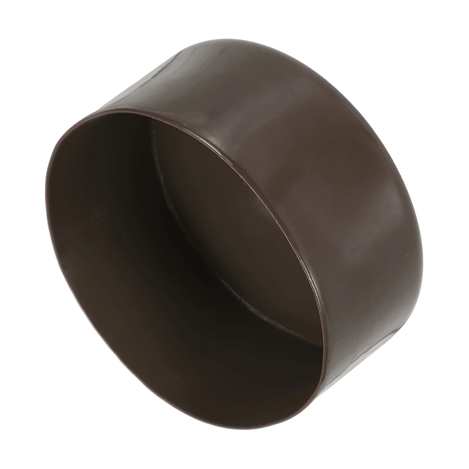Uxcell 130mm (5 1/8") ID Rubber End Caps Pipe & Fence Post Protectors Brown