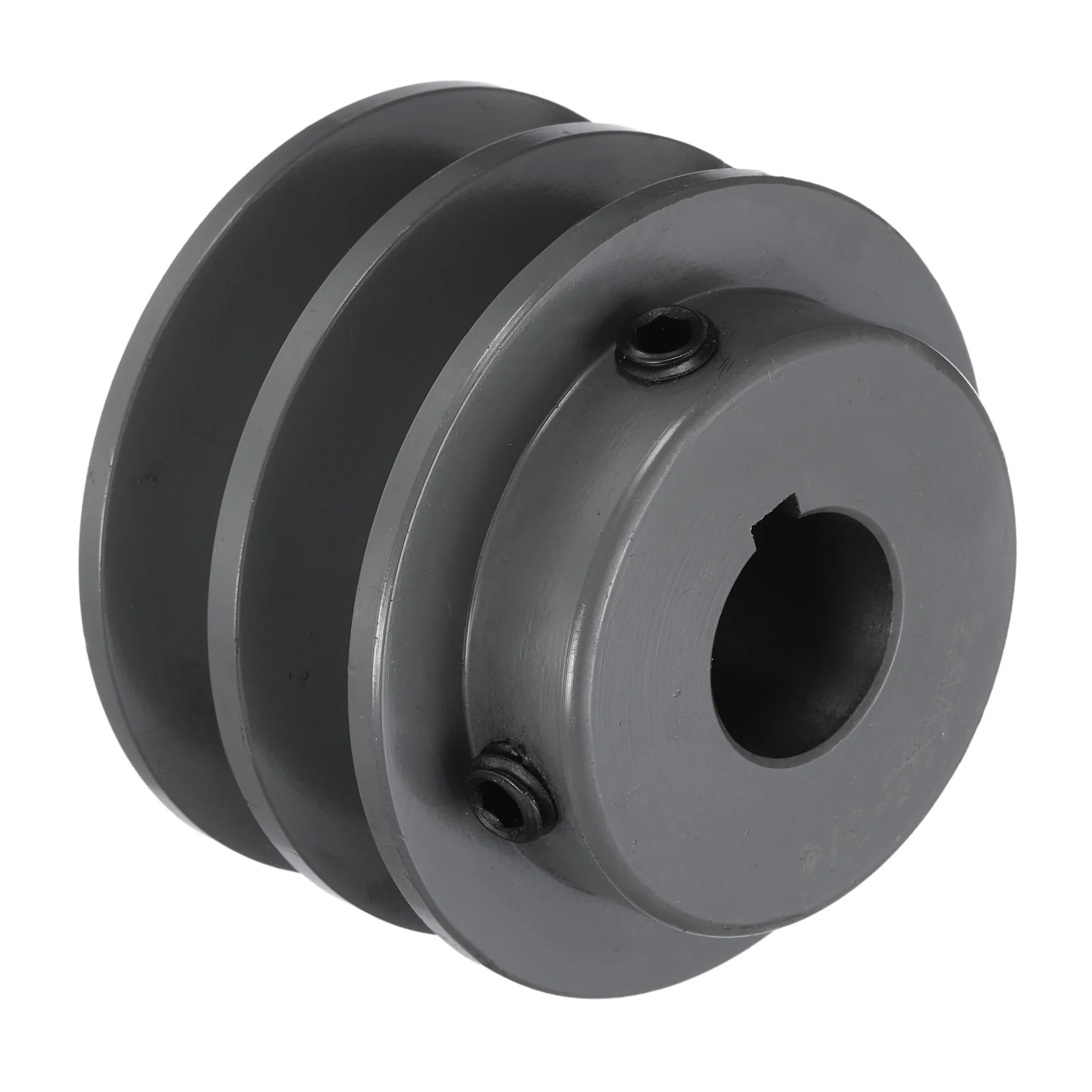 Uxcell 2AK25-3/4 V-Belt Sheave 3/4"Bore 2.55"OD Double Groove Web Sheave