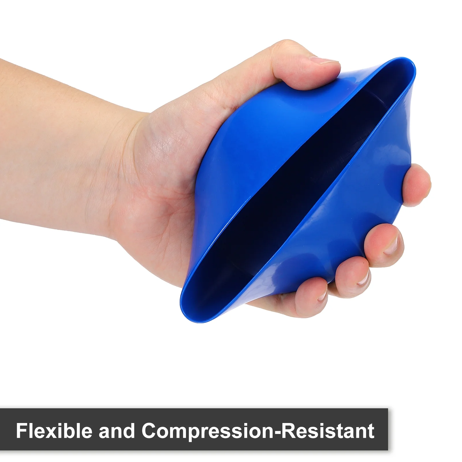 Uxcell 115mm(4 1/2") ID Rubber End Caps Pipe & Fence Post Protectors Blue - Image 4