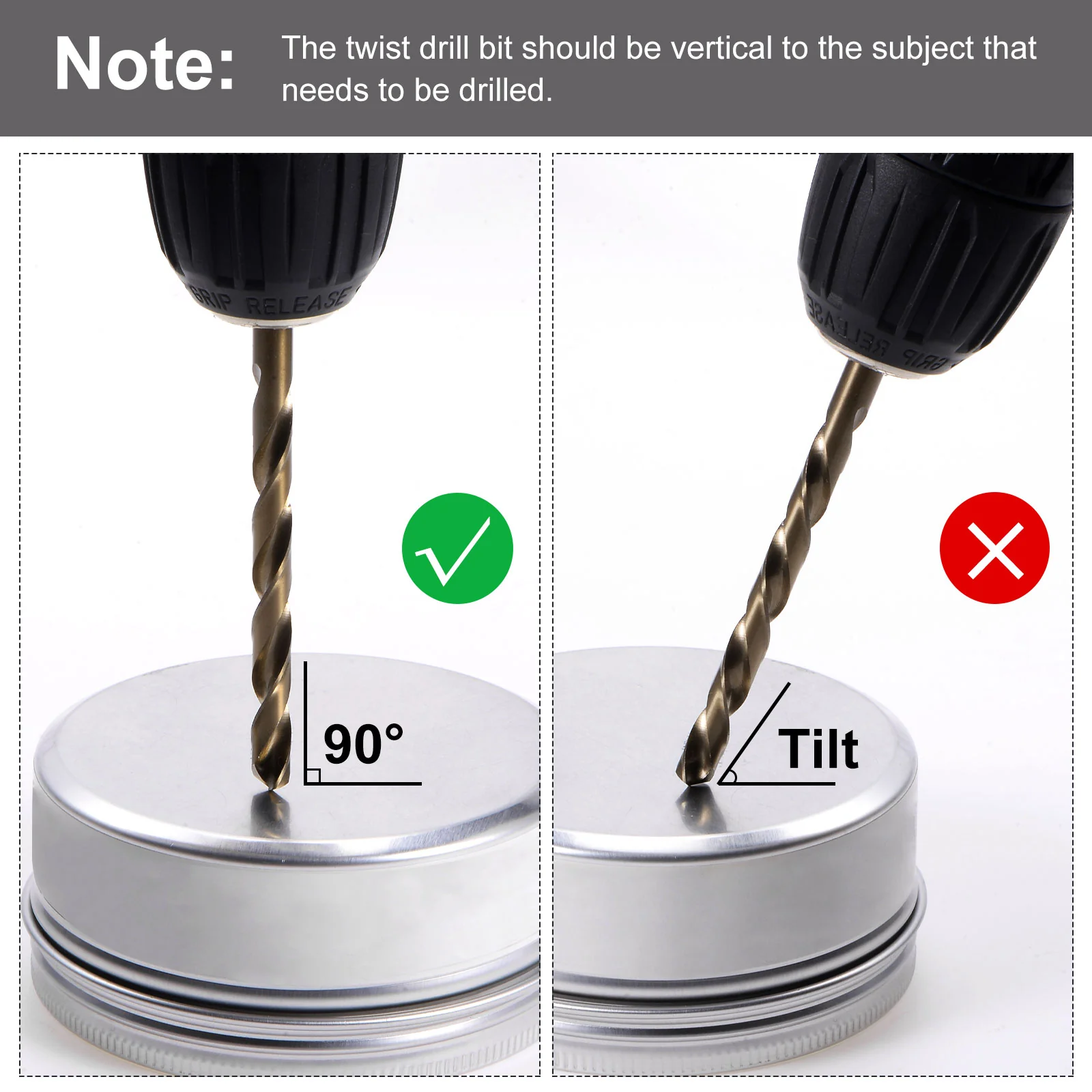 Uxcell 1pcs 5/16" Twist Drill Bits, M35 Cobalt High-Speed Steel Drill Bit for Metal - Image 5