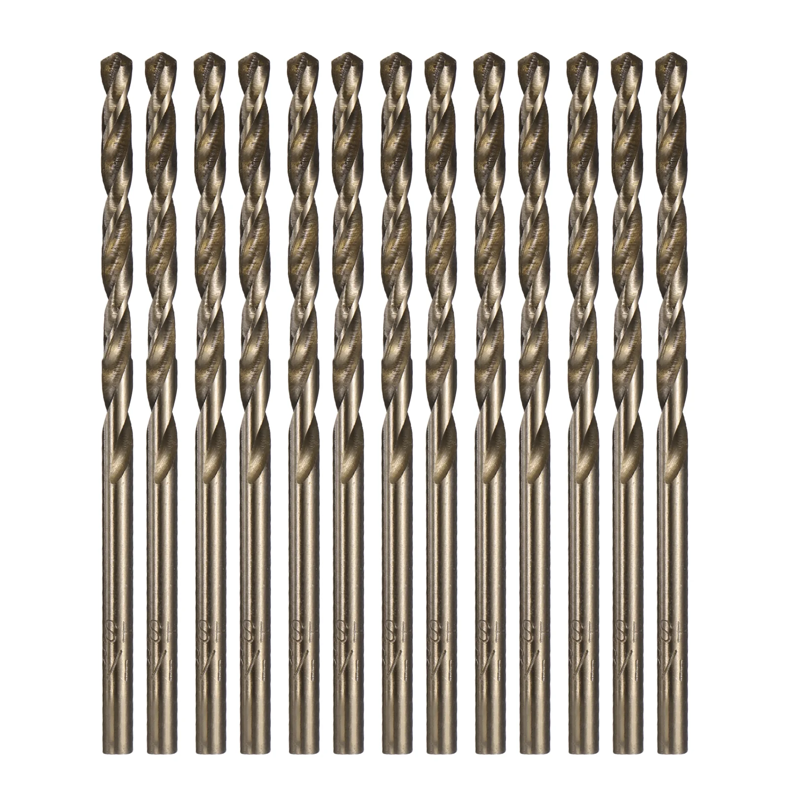 Uxcell 13pcs 1/8" Twist Drill Bits, M35 Cobalt High-Speed Steel Drill Bit for Metal