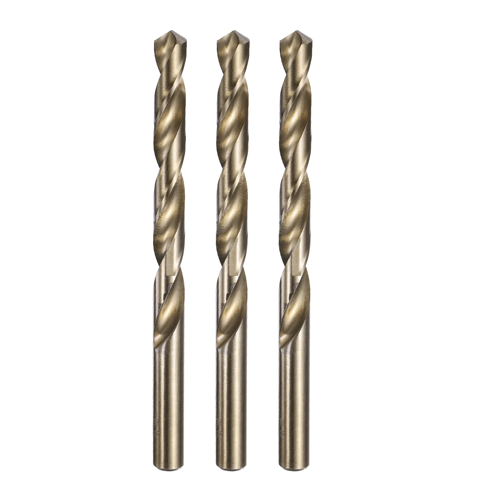 Uxcell 3pcs 23/64" Twist Drill Bits, M35 Cobalt High-Speed Steel Drill Bit for Metal