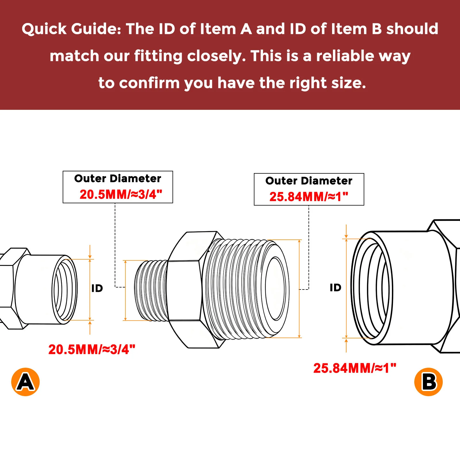Packs of 4, 3/4" Male NPT x 1/2" Male NPT Solid Brass Hose Fittings Adapters - Image 3