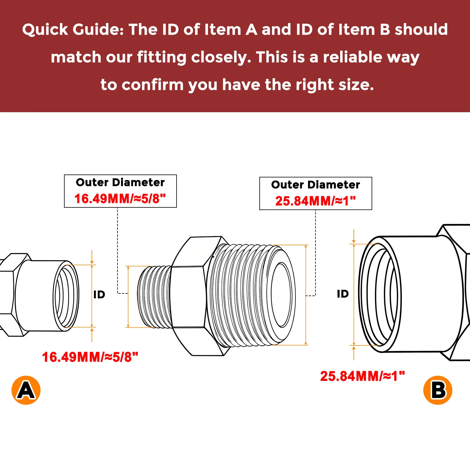 Pack of 4, 3/4" Male NPT To 3/8" Male NPT Solid Brass Hose Fittings Adapter - Image 3