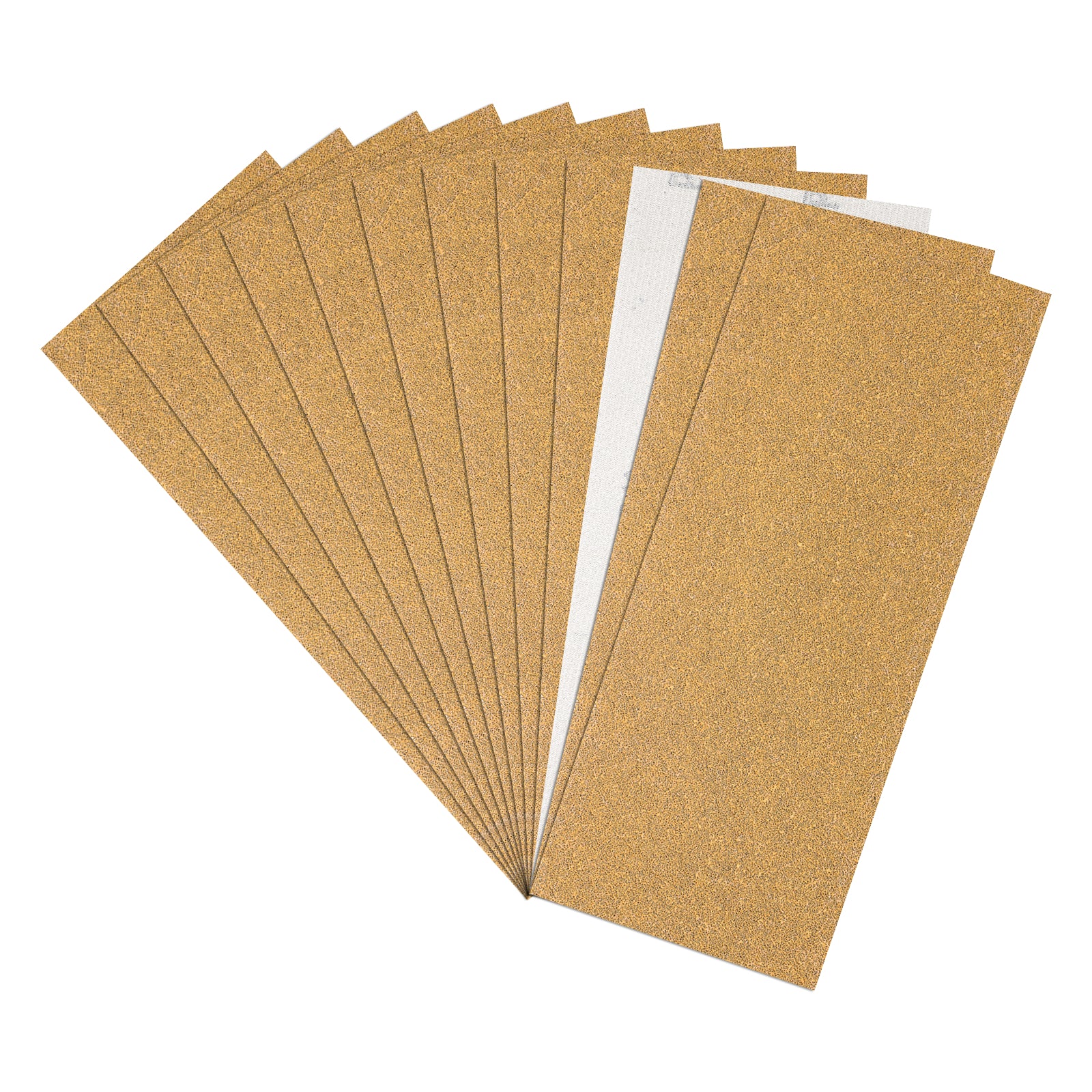 Sandpapers (4.5" x 11"/114mm x 279mm) 12 Sheet, 40 Grit, Aluminum Oxide
