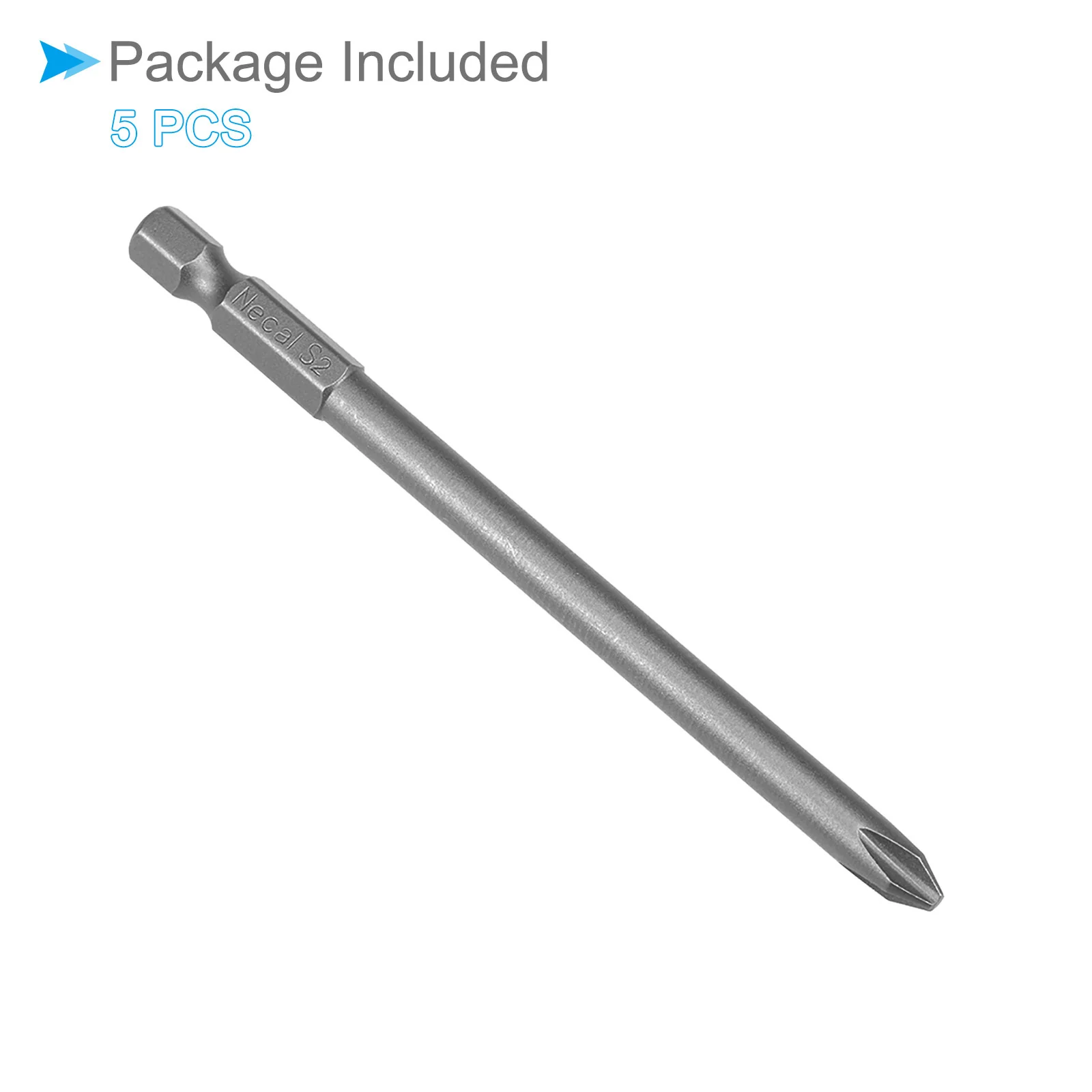 Phillips Cross Screwdriver Bits, S2 Magnetic Phillips Drill Bit - (Applications: for Power Impact Driver) - Image 80