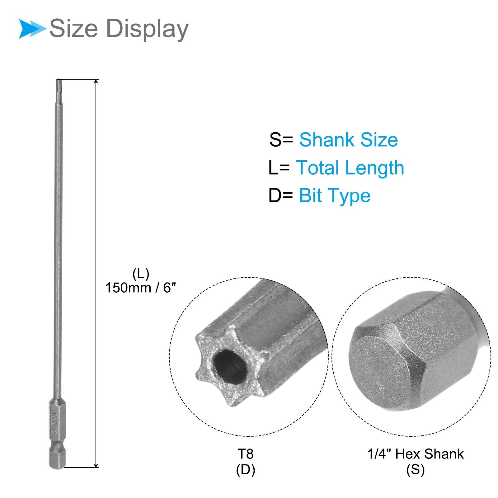 Torx Head Screwdriver Bit, Magnetic Security Tamper Proof Star Drill Driver - (Applications: for Repair) - Image 17