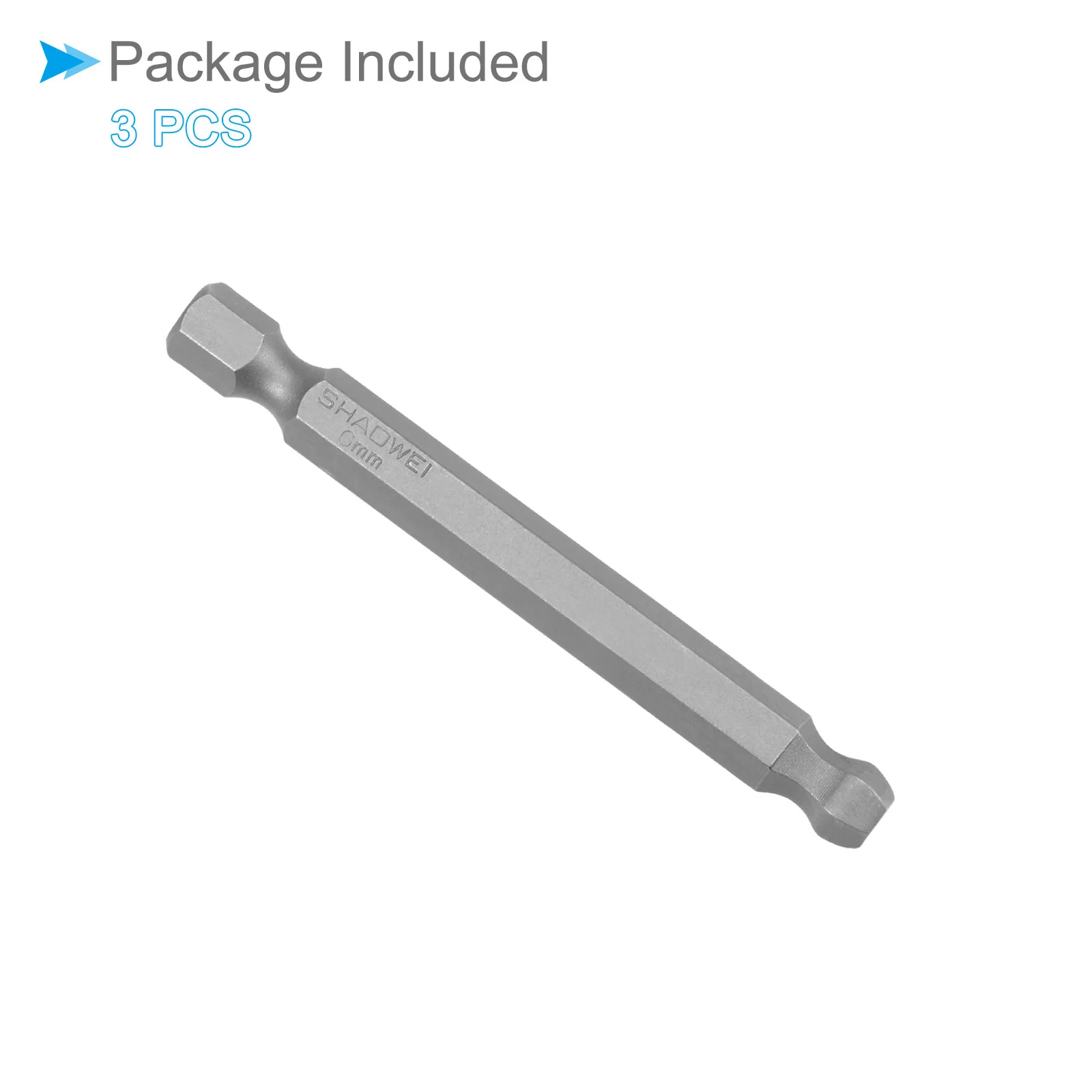 Ball End Hex Head Wrench Drill Bit S2 Steel Screwdriver Bits - (Applications: for Furniture) - Image 30