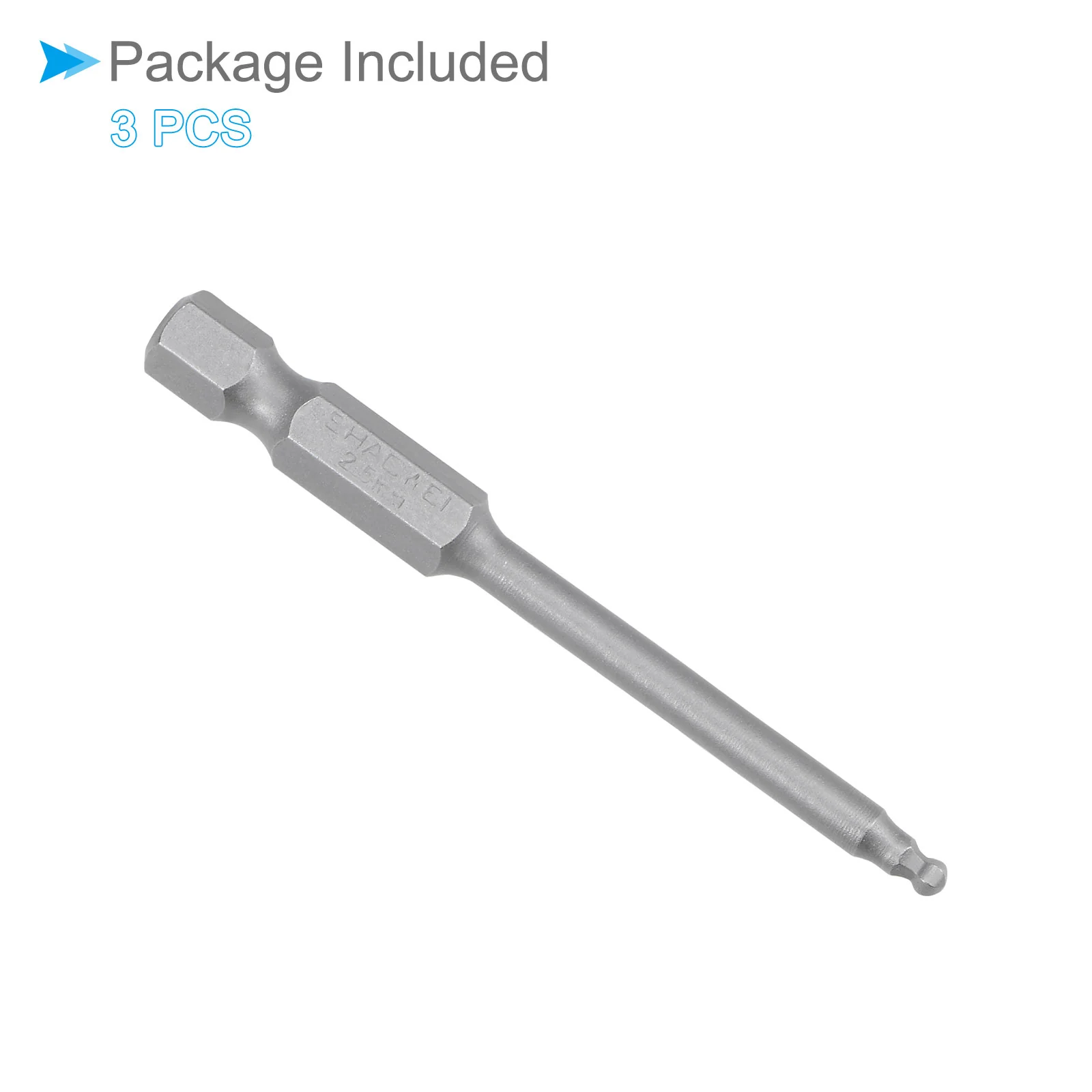 Ball End Hex Head Wrench Drill Bit S2 Steel Screwdriver Bits - (Applications: for Furniture) - Image 40
