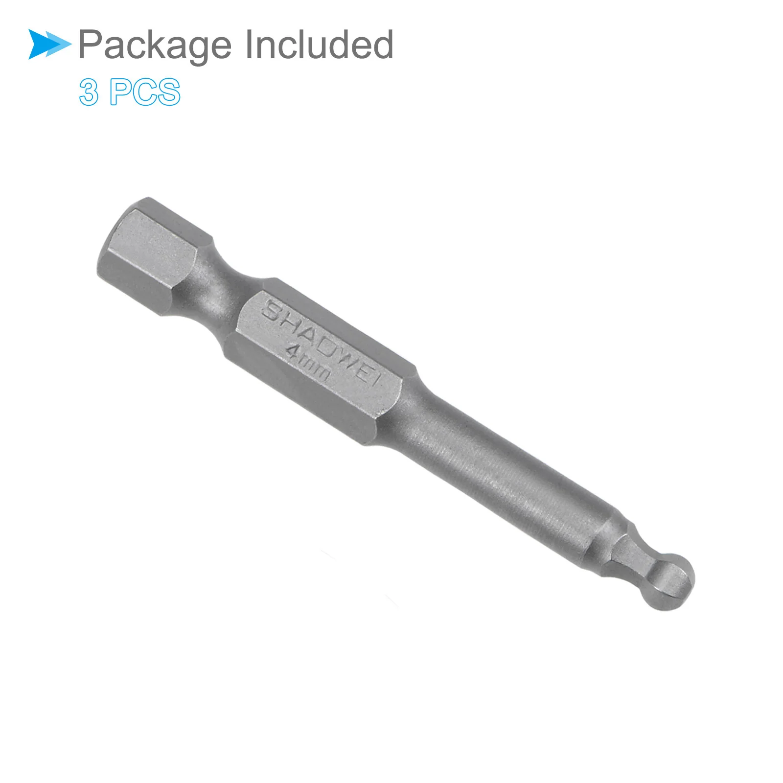 Ball End Hex Head Wrench Drill Bit S2 Steel Screwdriver Bits - (Applications: for Furniture) - Image 45