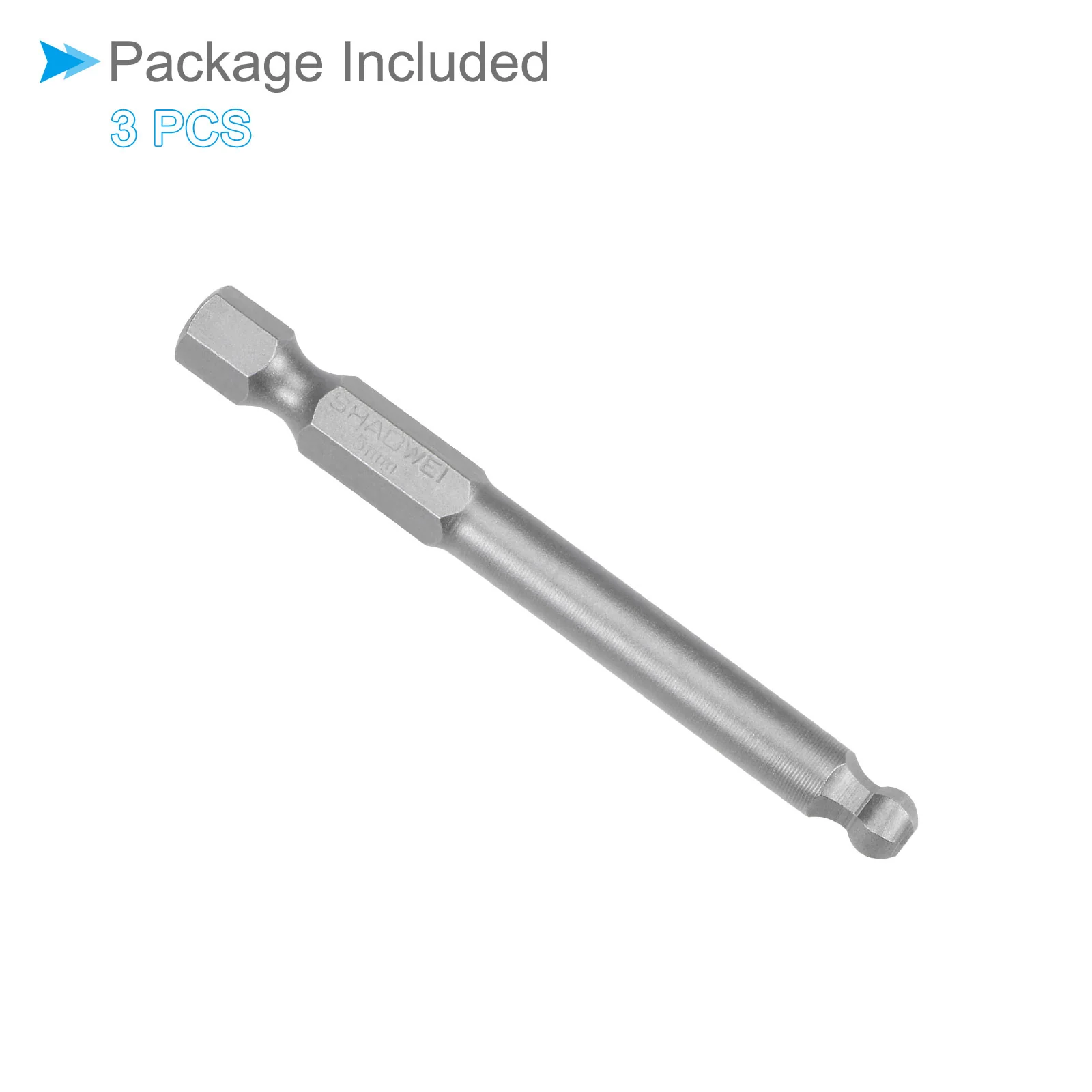 Ball End Hex Head Wrench Drill Bit S2 Steel Screwdriver Bits - (Applications: for Furniture) - Image 55