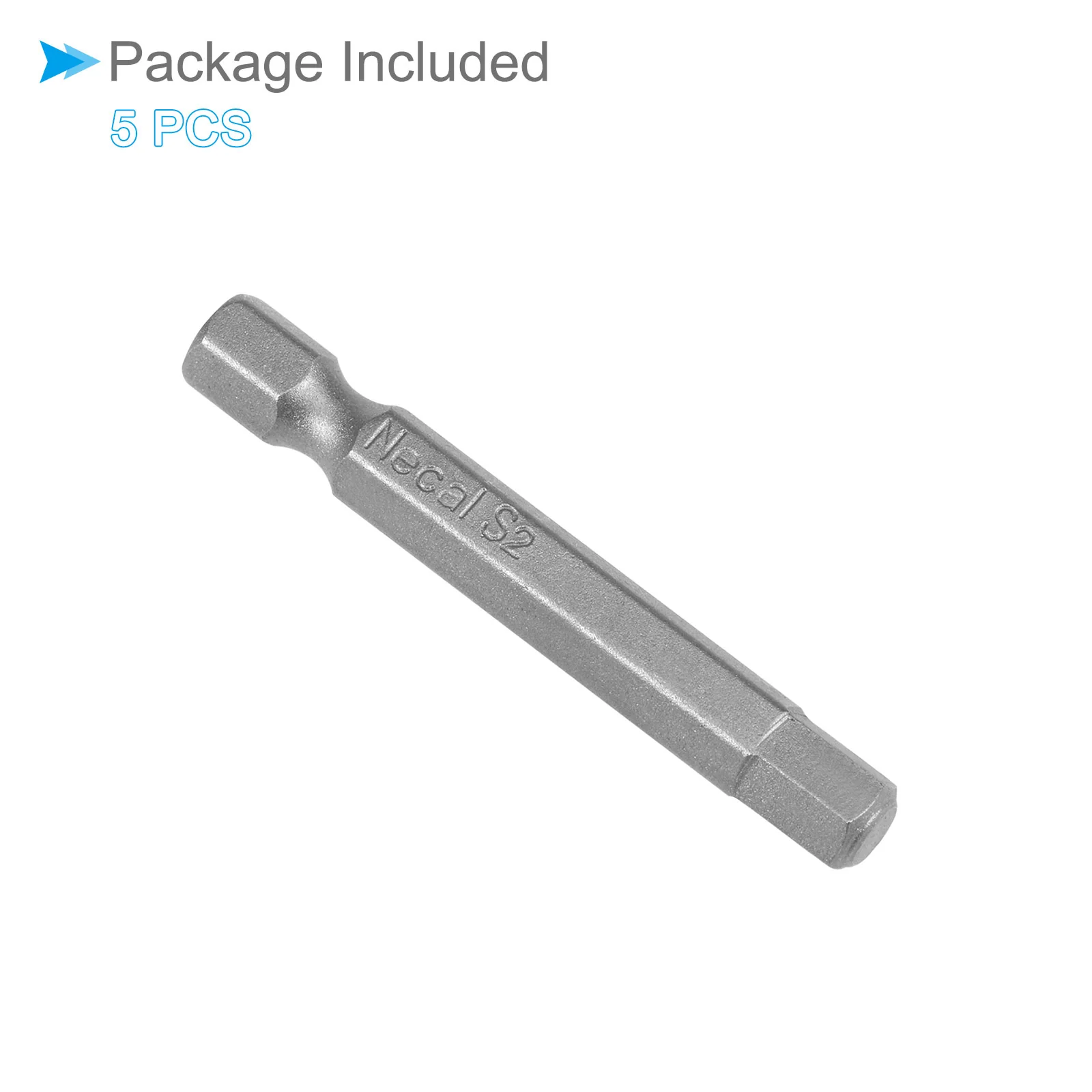 Hex Head Wrench Bit, Hex Head S2 Alloy Steel Screwdriver Bit - (Applications: for Electric Drill) - Image 35
