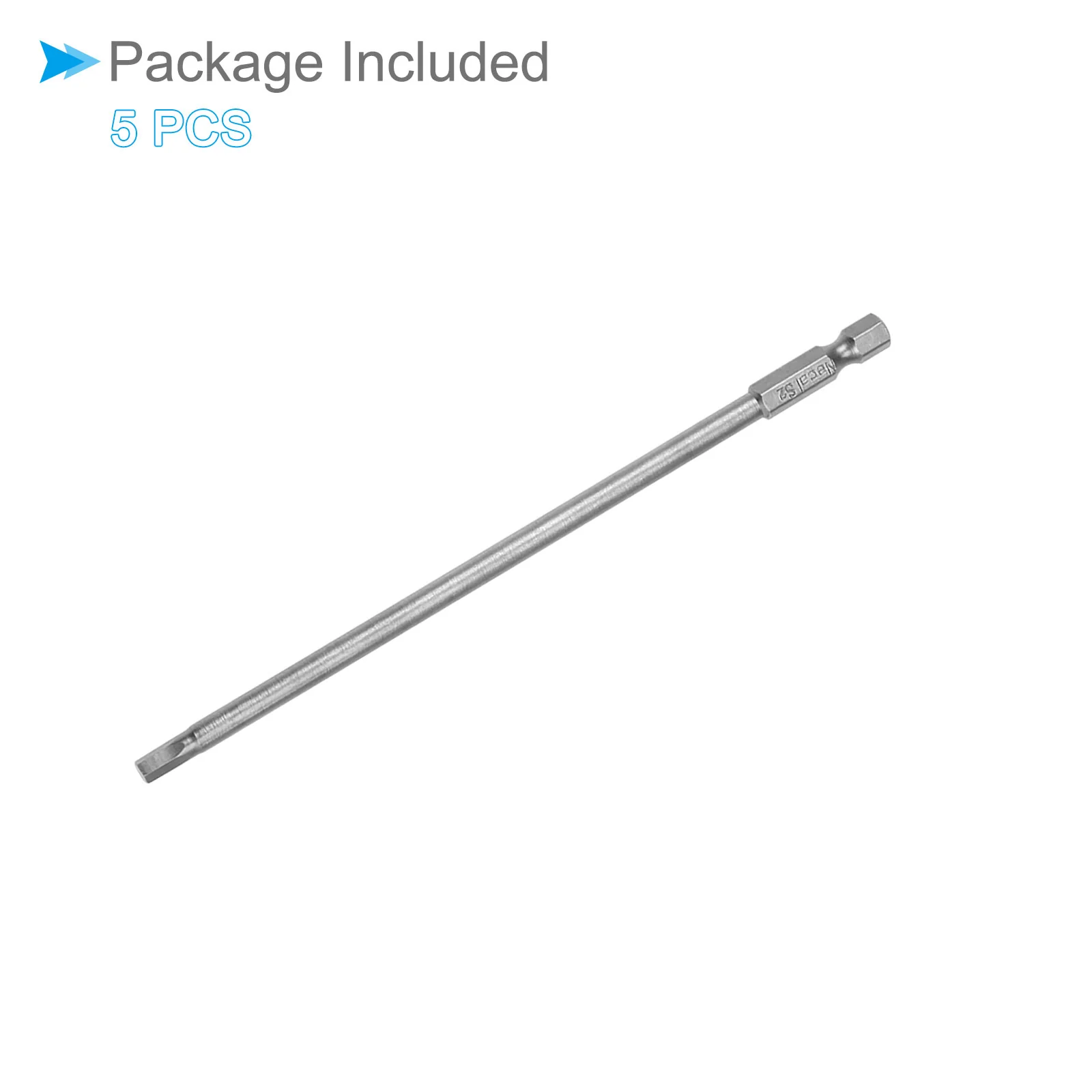 Hex Head Wrench Bit, Hex Head S2 Alloy Steel Screwdriver Bit - (Applications: for Electric Drill) - Image 40