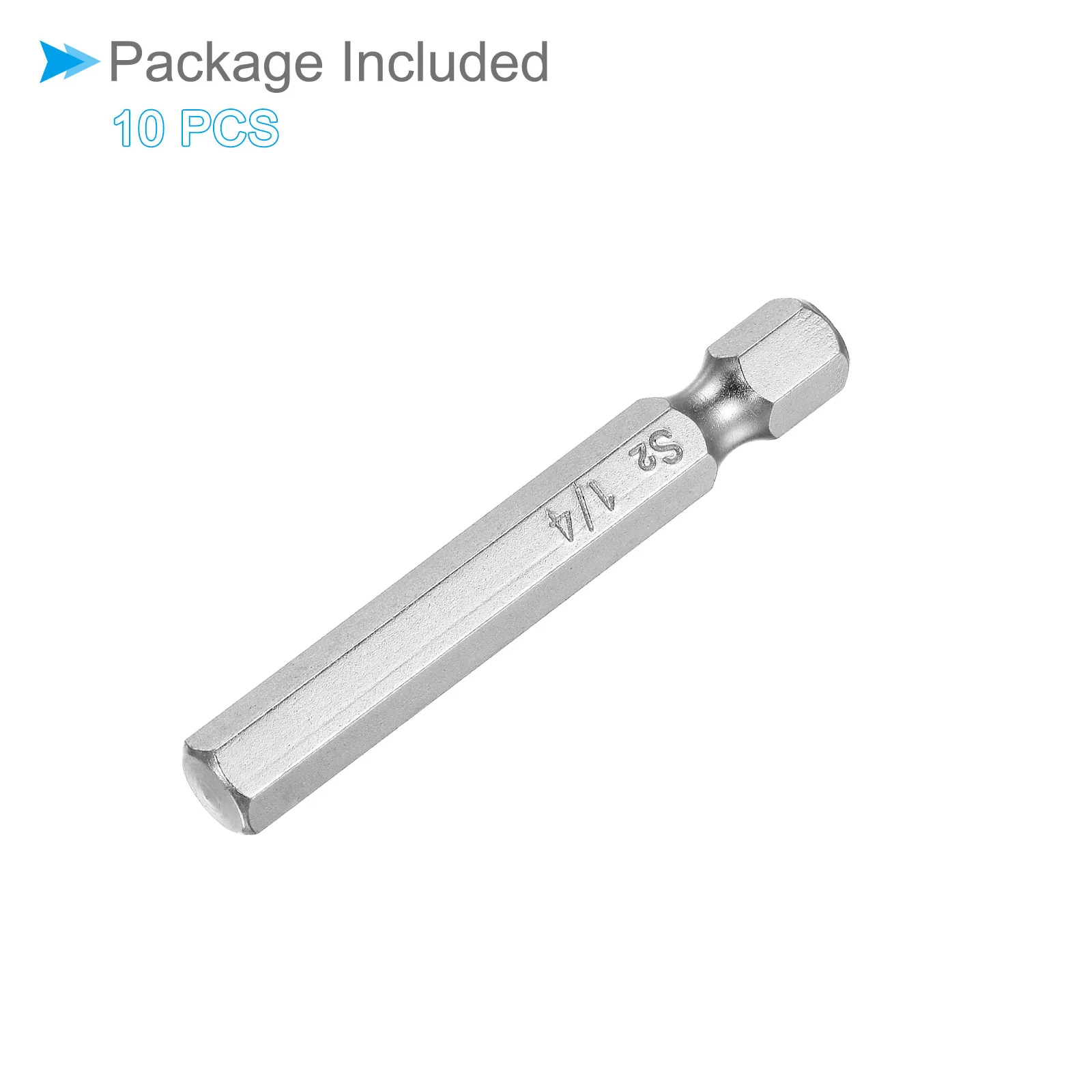 Hex Head Wrench Bit, S2 Alloy Steel Screwdriver Bit - (Applications: for Drill) - Image 40