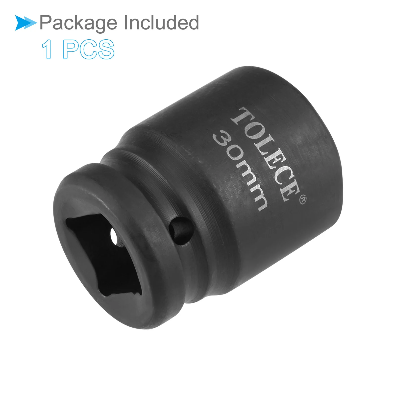 6-Point Shallow Impact Socket 3/4-Inch Drive 30mm Socket Cr-Mo Spindle Axle Nut - Image 6