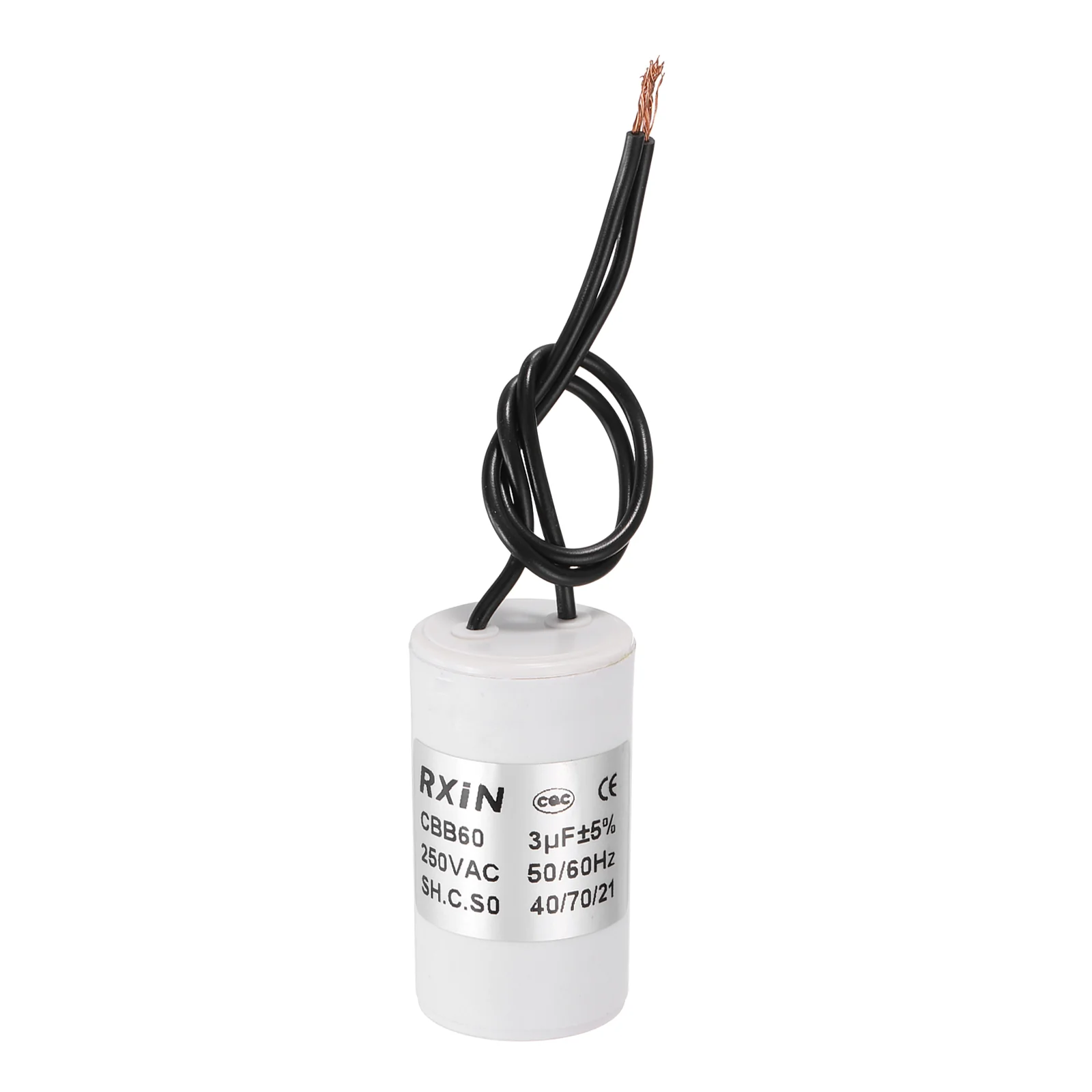 3UF 250V 5% Tolerance CBB60 Running Capacitor
