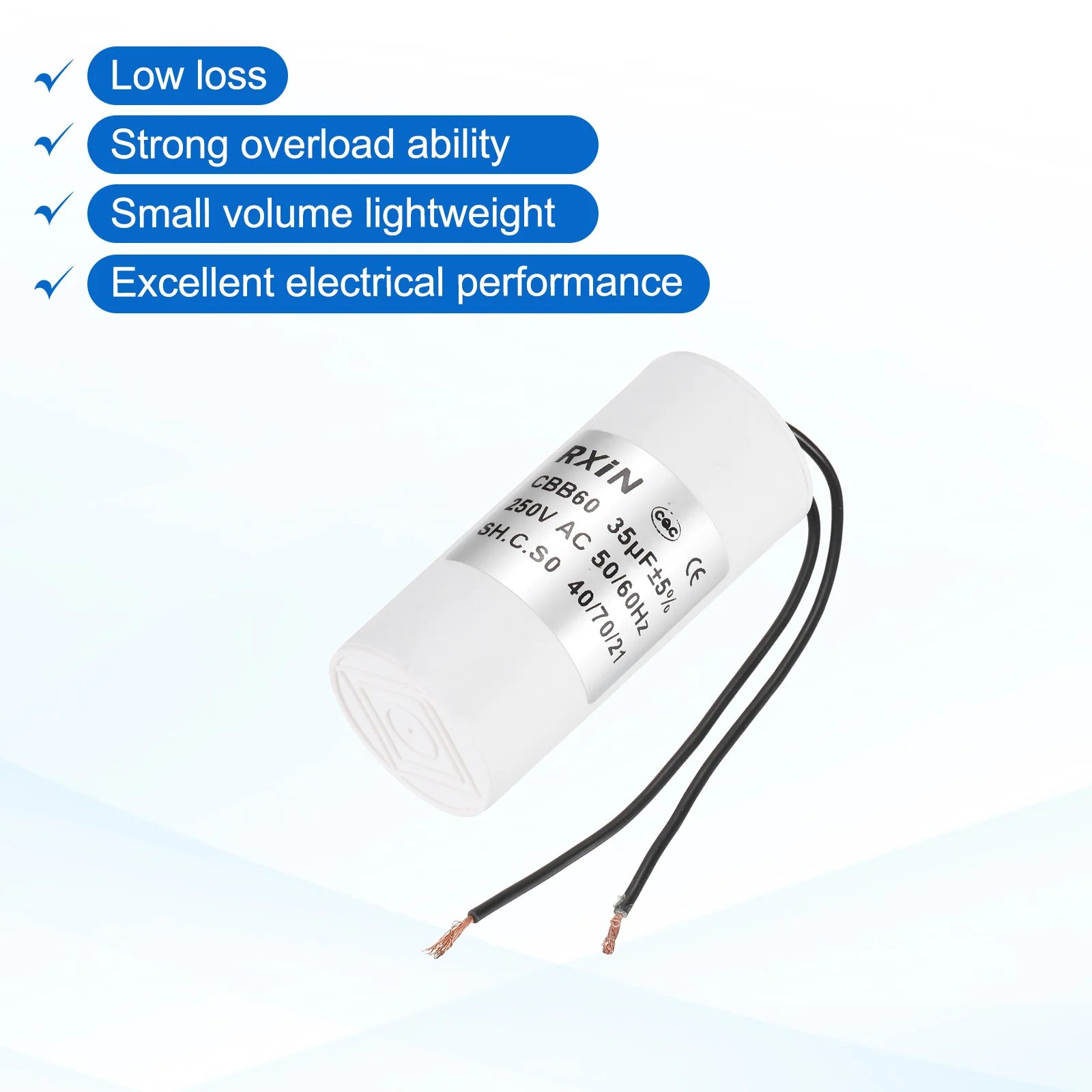 35UF 250V 5% Tolerance CBB60 Running Capacitor - Image 5