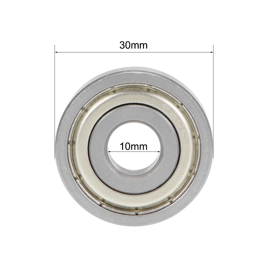Uxcell 6200ZZ Deep Groove Ball Bearings 10x30x9mm Double Shielded Chrome Steel P6 4pcs - Image 4