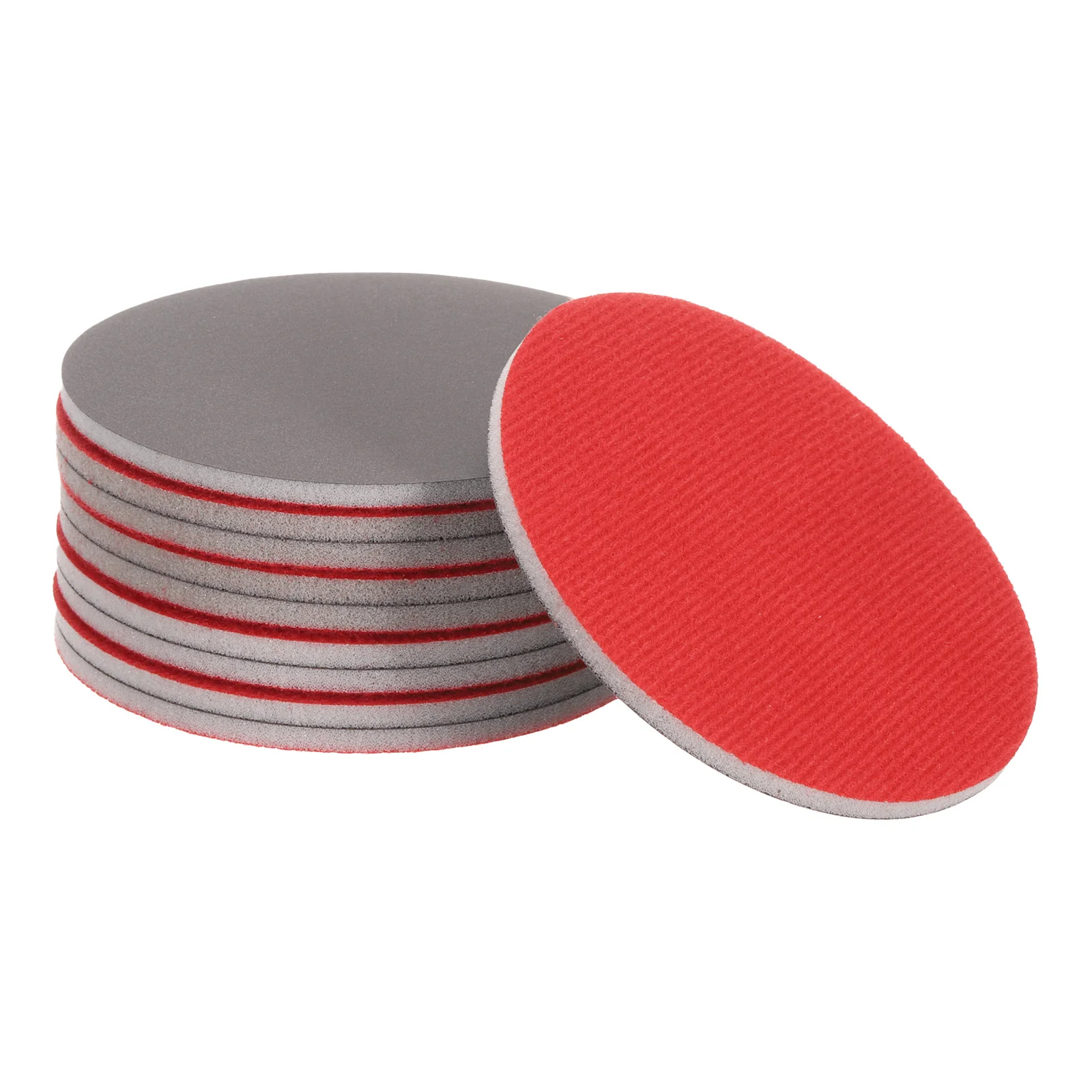 Uxcell 10pcs 3000 Grit Sanding Sponge 4.85 Inch Hook and Loop Sanding Disc Wet/Dry